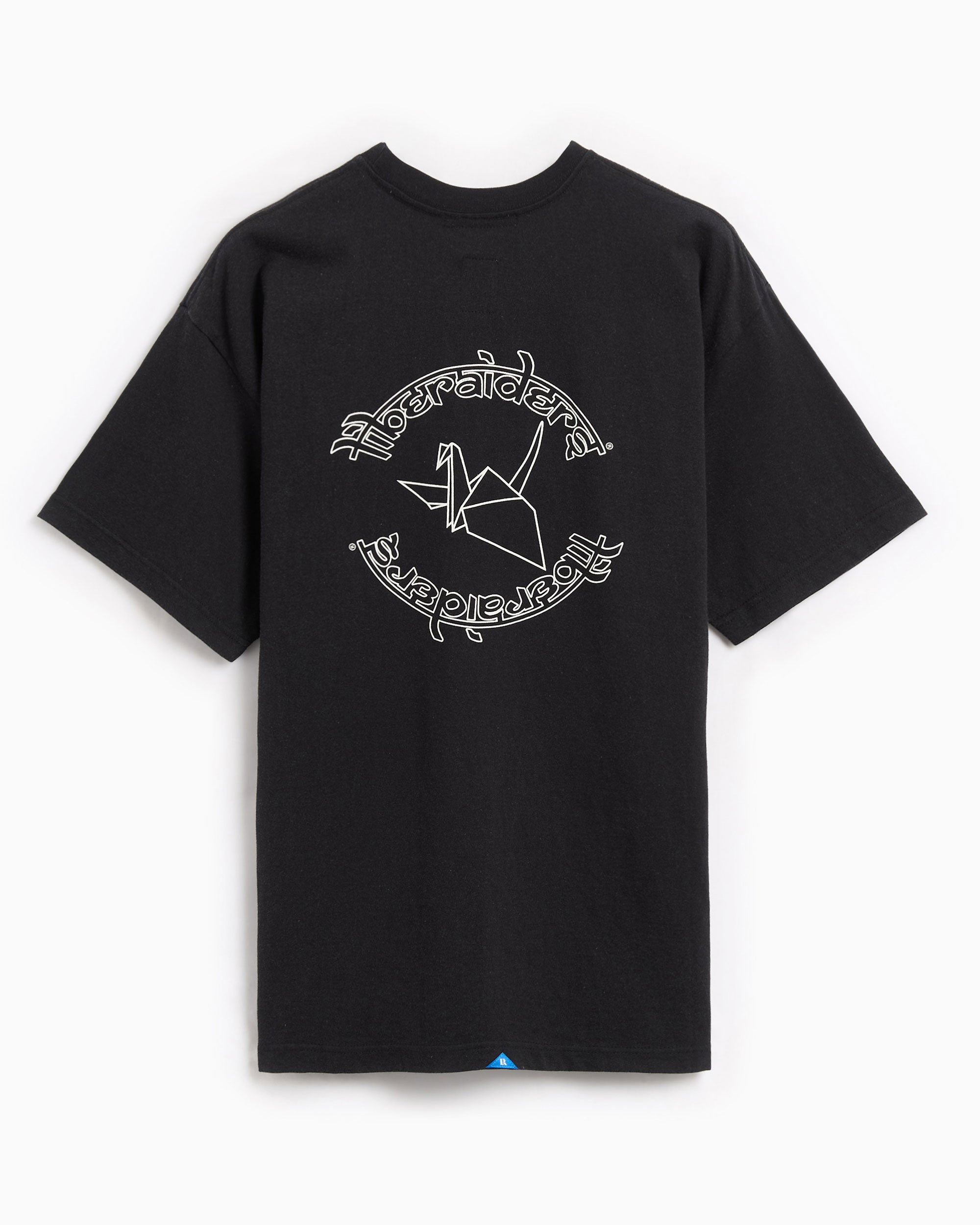 liberaiders  MIRROR LOGO TEE / ブラック リベレイダース Liberaiders Liberaiders MIRROR LOGO TEE（リベ