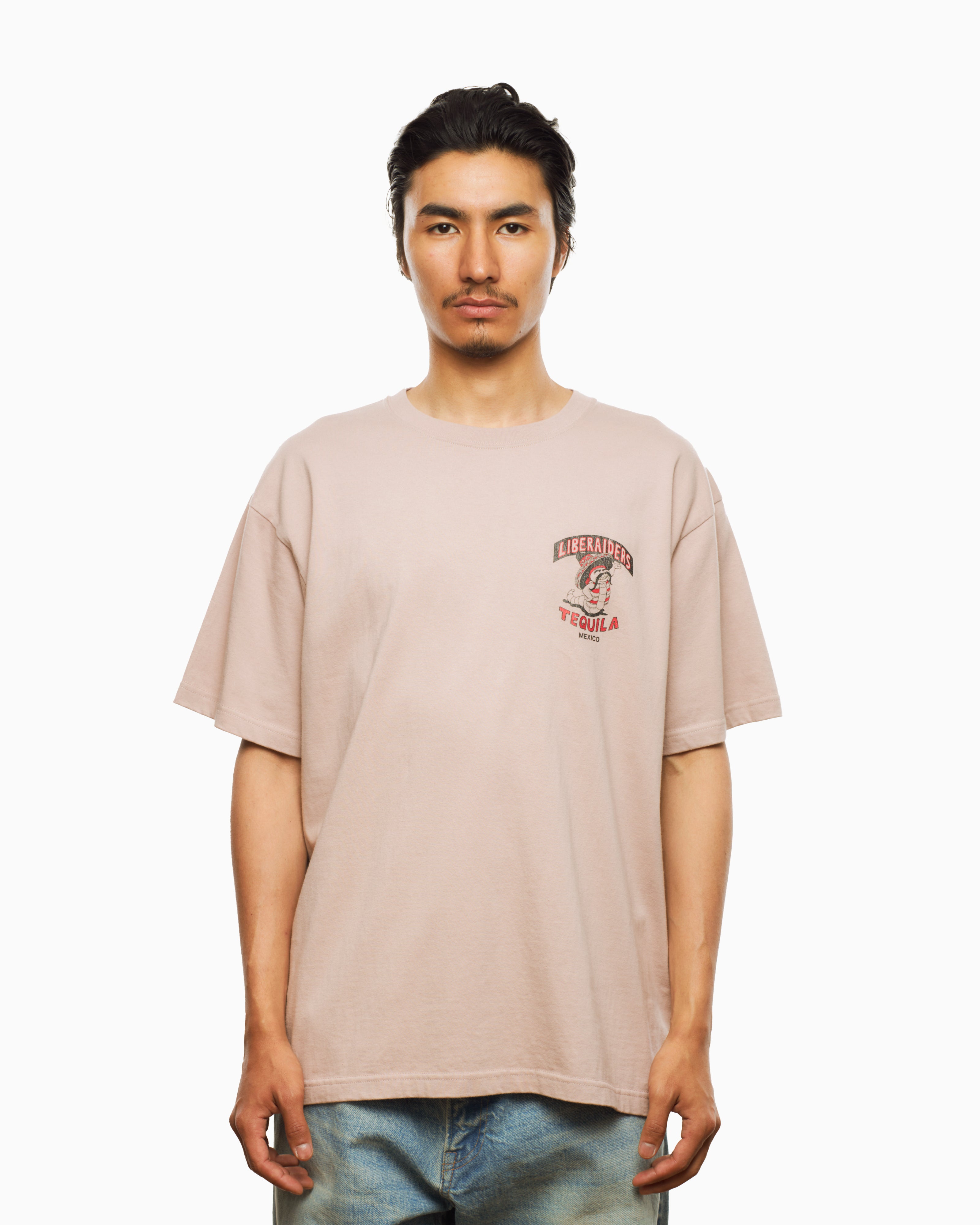 T-Shirts Liberaiders® Liberaiders® Tequila Bottle Men's T-Shirt Men's T-Shirt - 756022303-PINK
