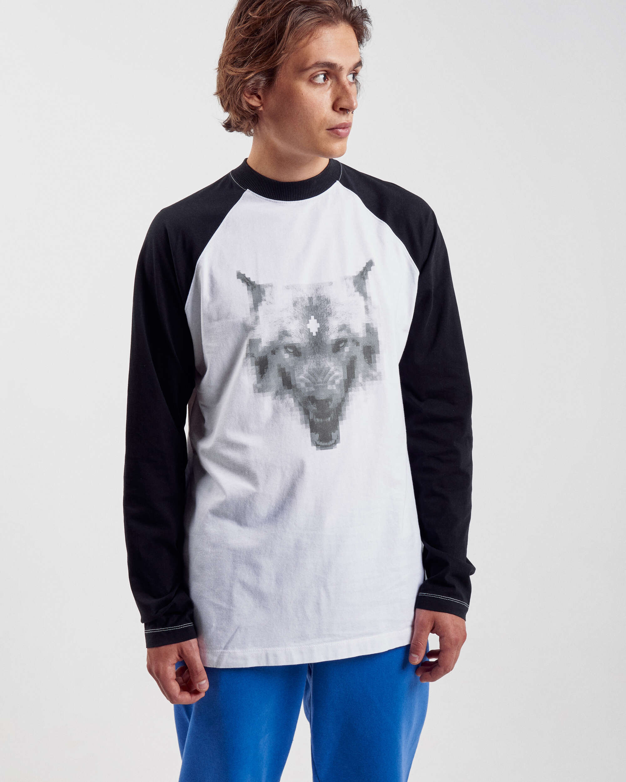T-Shirts Marcelo Burlon County of Milan LS Men's T-Shirt Men's T-Shirt - CMAB043F21JER0020109