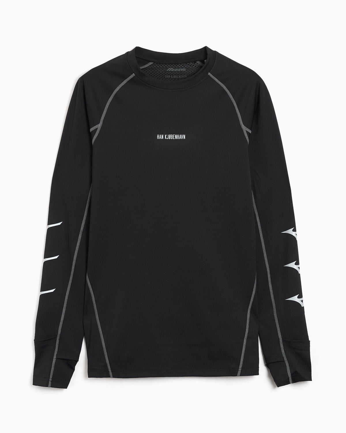 T-Shirts Mizuno x Han Kjøbenhavn Long-Sleeved Slim Men's T-Shirt - D2EAD106-09