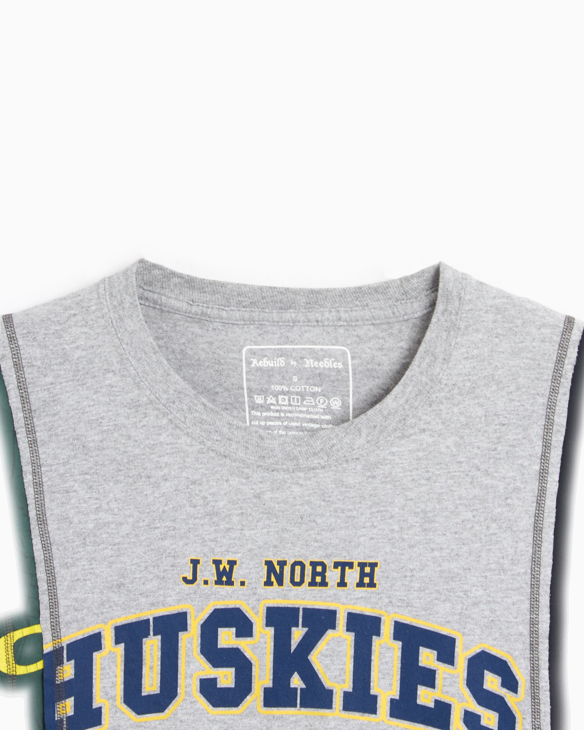 T-Shirts Needles 7 Cut College Graphic Relaxed Unisex T-Shirt - SX500-Assorted-S