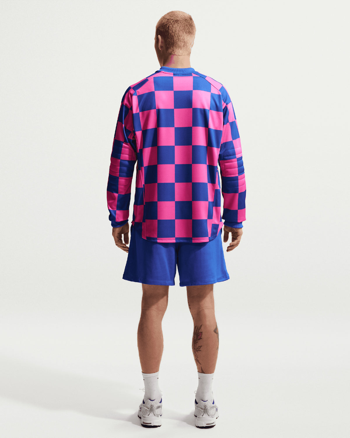 Nike Sportswear Club Goalie Plaid Long-Sleeved Relaxed Men's Jersey T-Shirt — photo 4