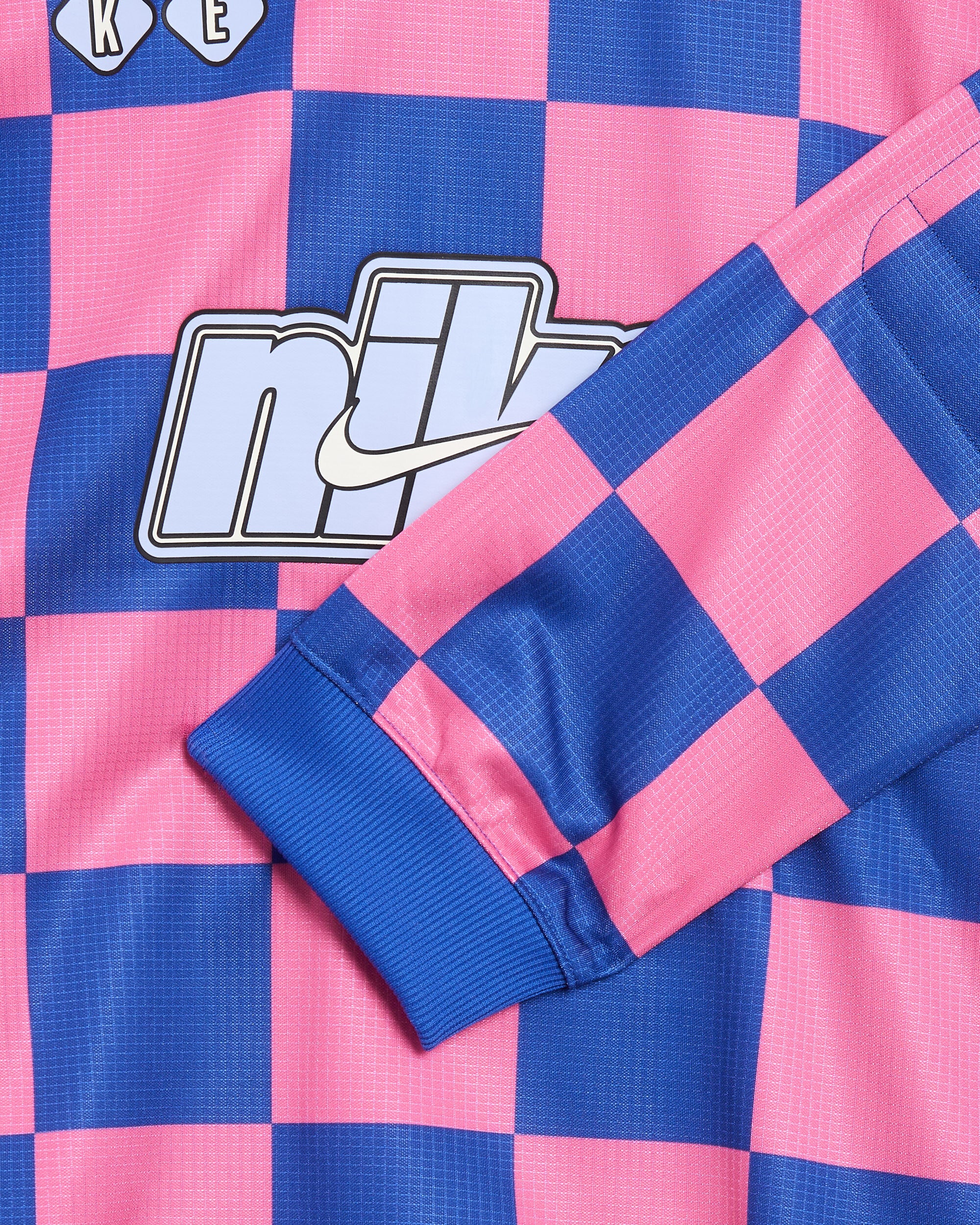 T-Shirts Nike Sportswear Club Goalie Plaid Long-Sleeved Relaxed Men's Jersey T-Shirt - II4367-480