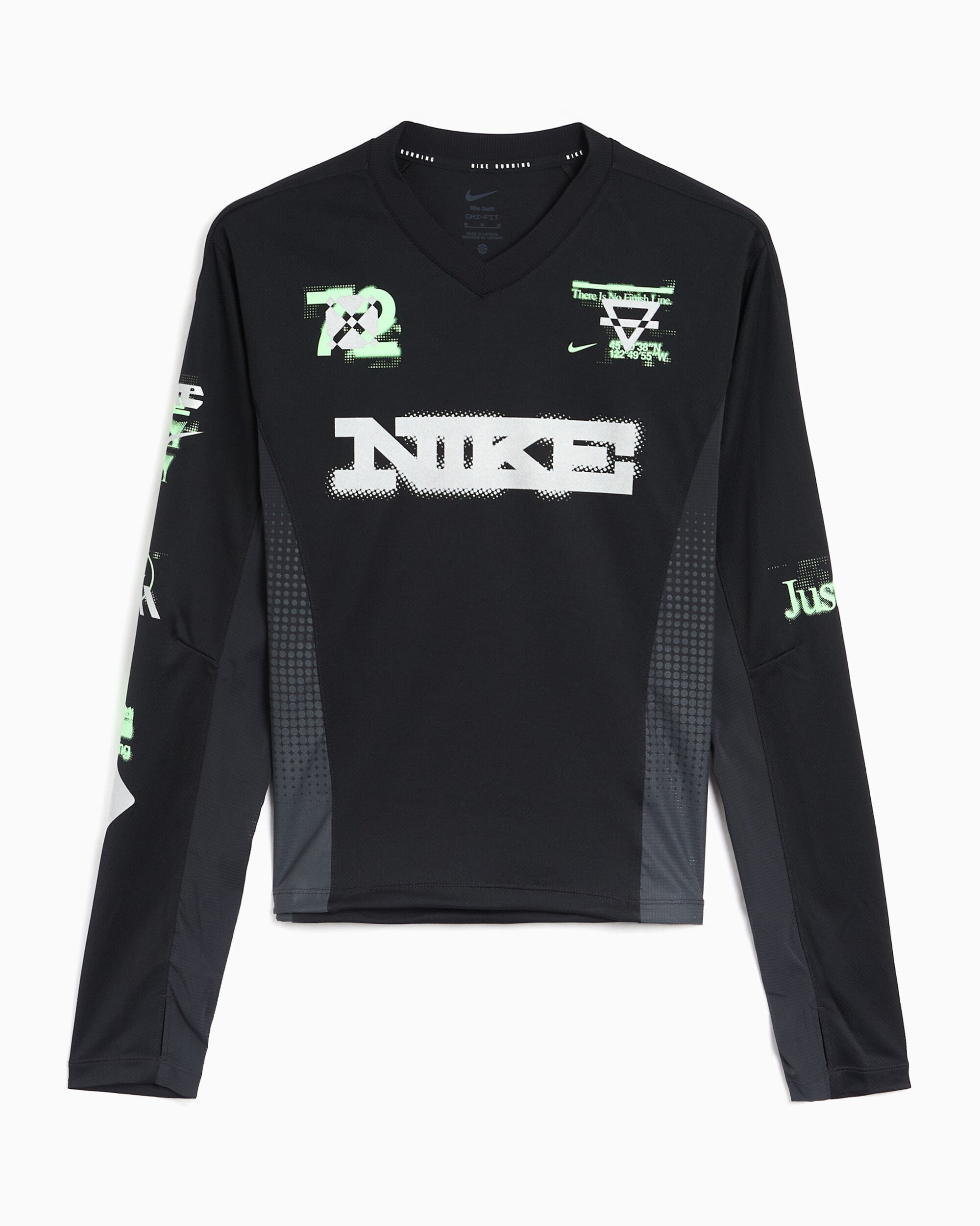 T-Shirts Nike Swift Running Graphic Long-Sleeved Slim Women's T-Shirt - IM7542-010