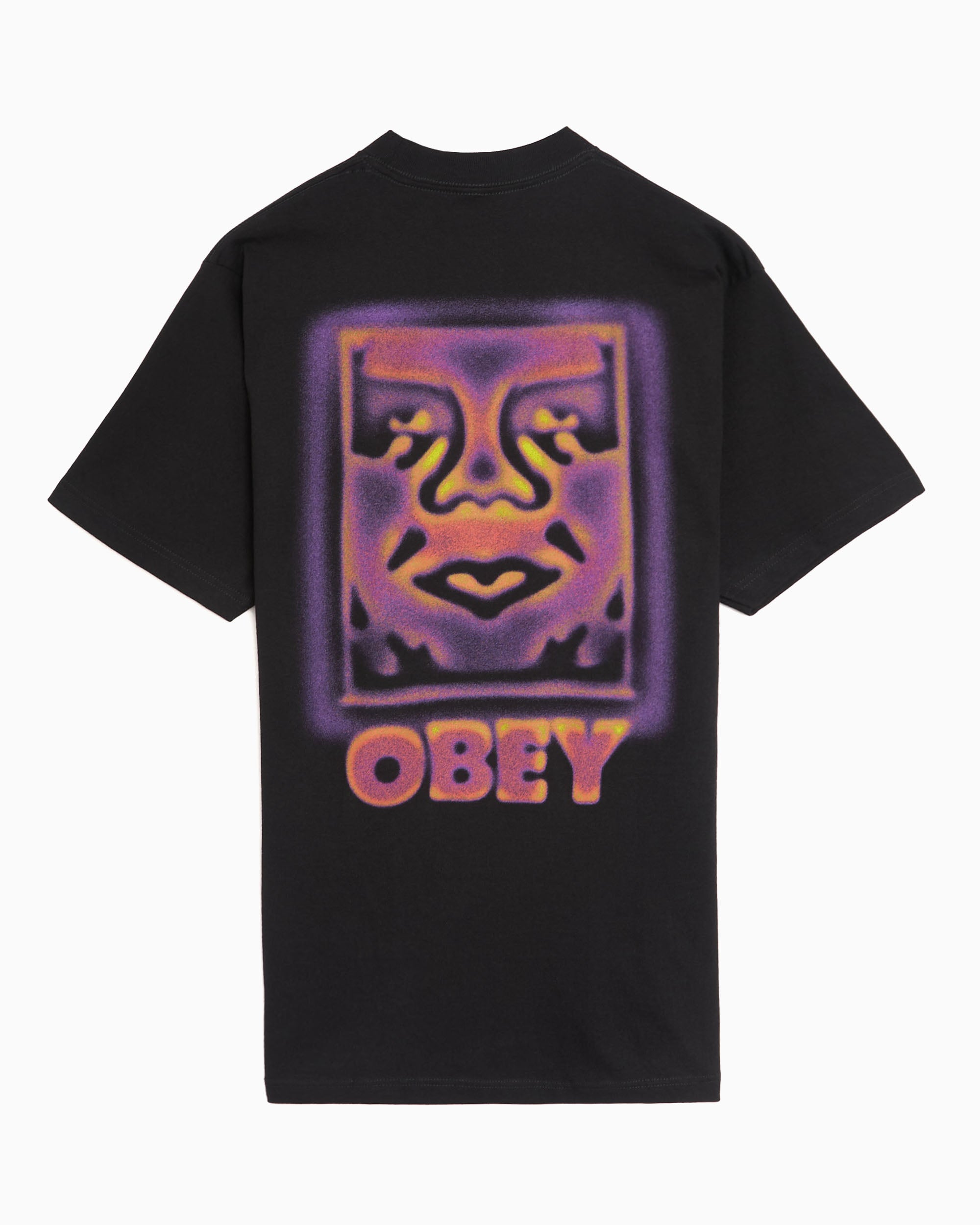 T-Shirts OBEY Clothing Heat Map Icon Graphic Men's T-Shirt - 168024356-BLK