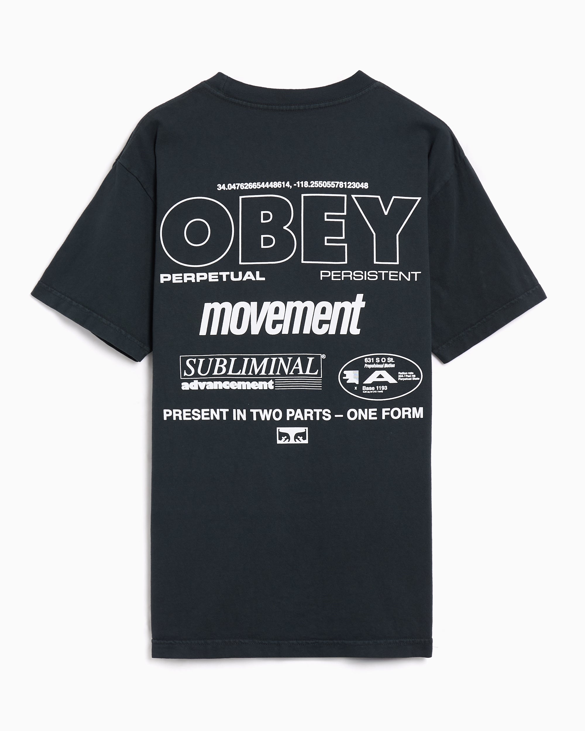 OBEY Clothing Persistent Movement Graphic Men's T-Shirt
