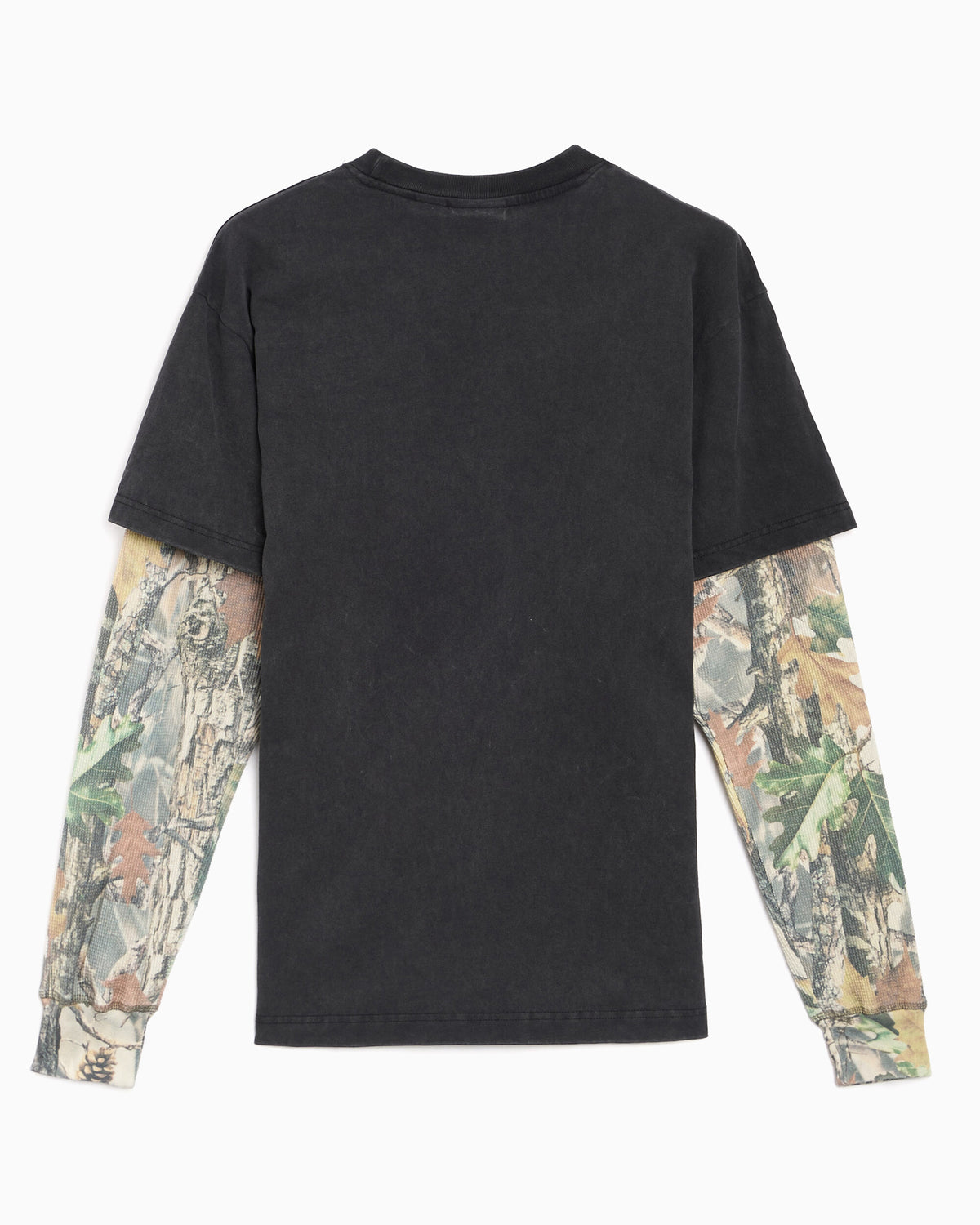 T-Shirts OBEY Clothing Post 2fer Graphic Long-Sleeved Relaxed Men's T-Shirt - 131030150-DUBL