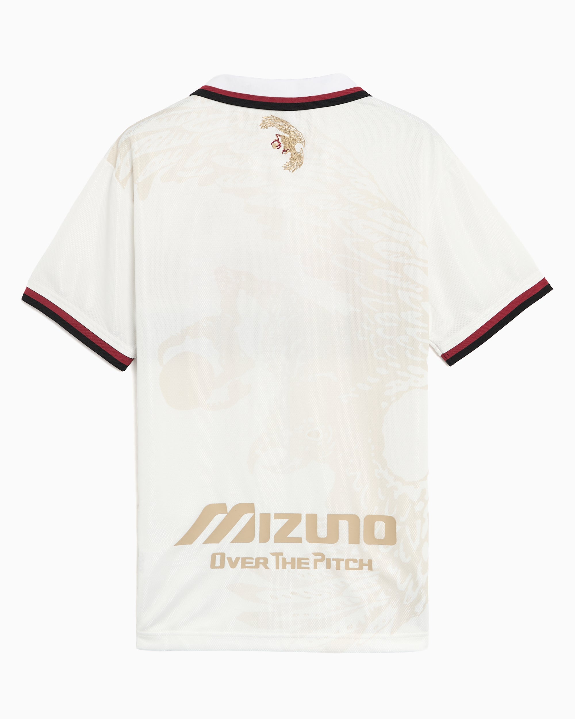 OVER THE PITCH x Mizuno Football Logo Men's Jersey T-Shirt