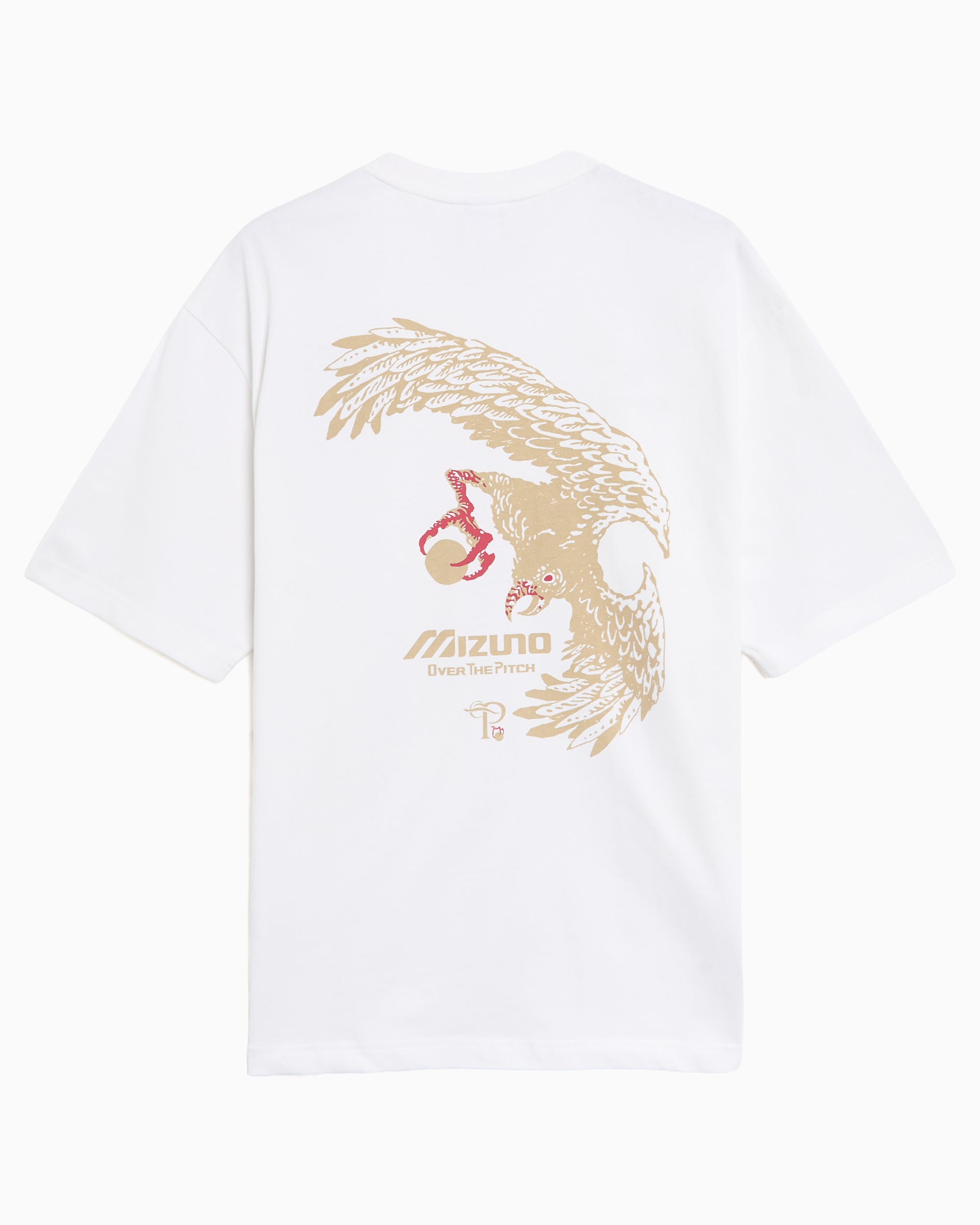 OVER THE PITCH x Mizuno Graphic Oversize Men's T-Shirt