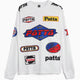 T-Shirt avec graphique à manches longues Patta Sponsor Jersey pour homme