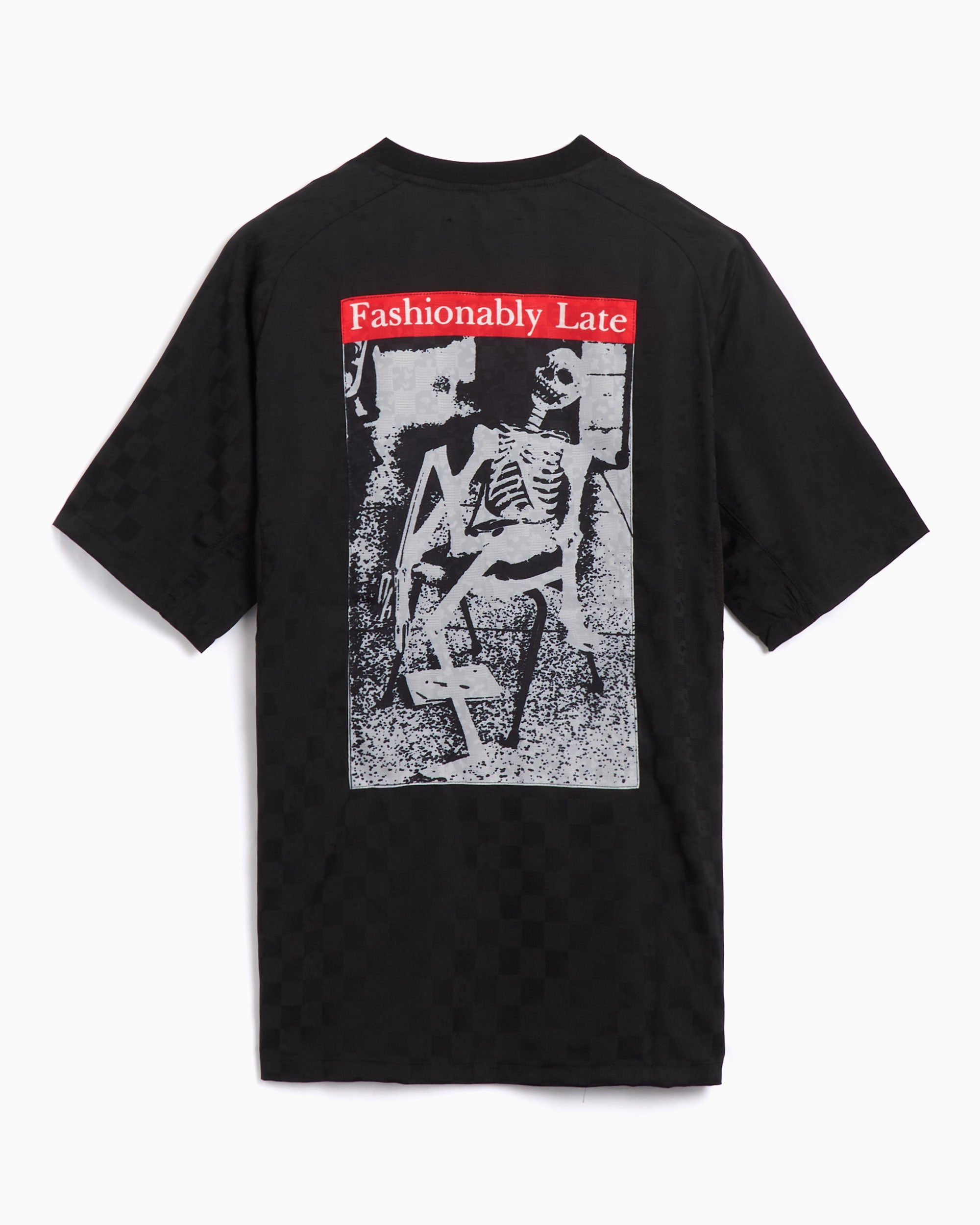 T-Shirts Pleasures Late Men's Short Sleeve Sport T-Shirt Men's T-Shirt - P25SP028-BLACK