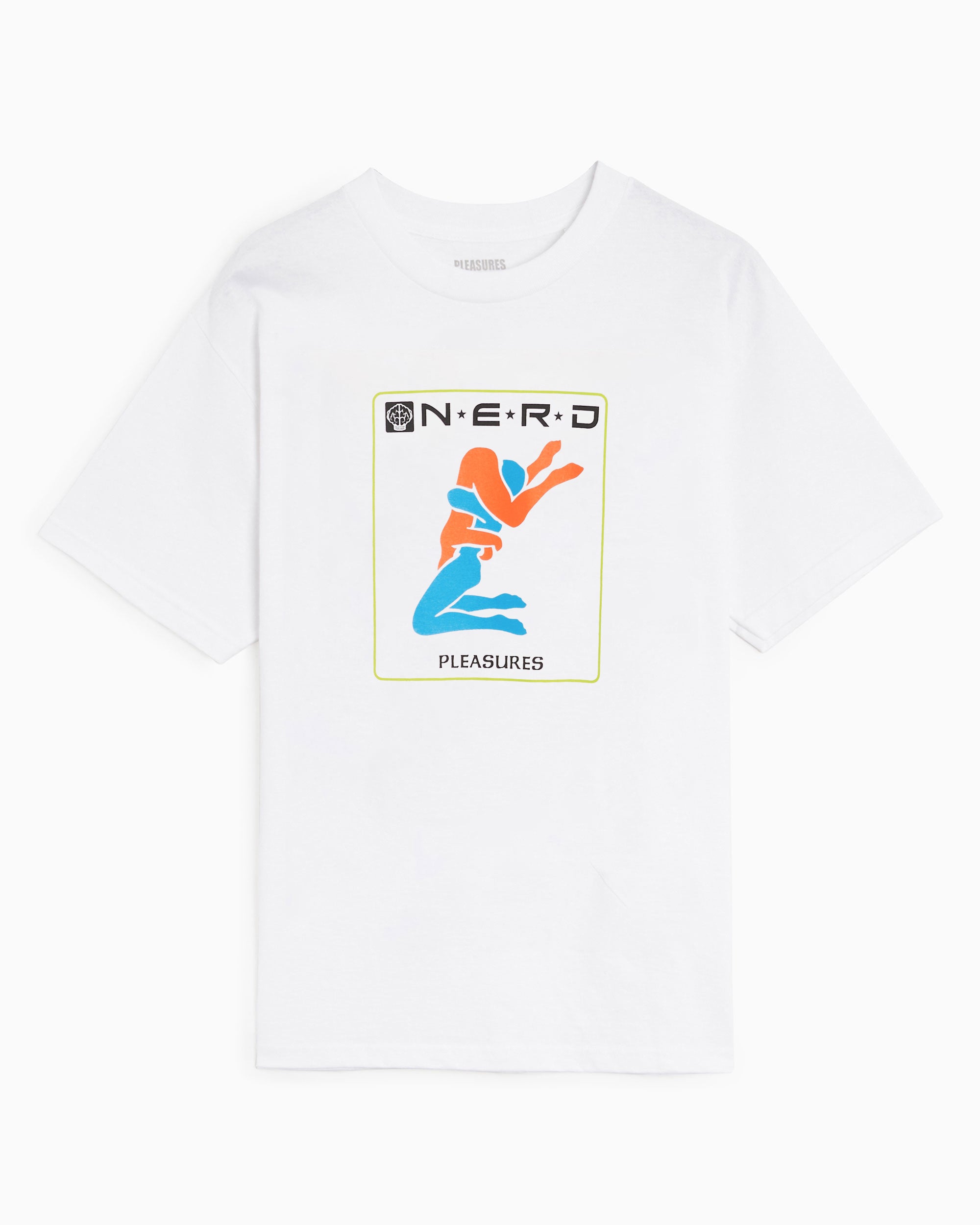 T-Shirts Pleasures x N.E.R.D. Provider Men's T-Shirt - P23N005-WHITE