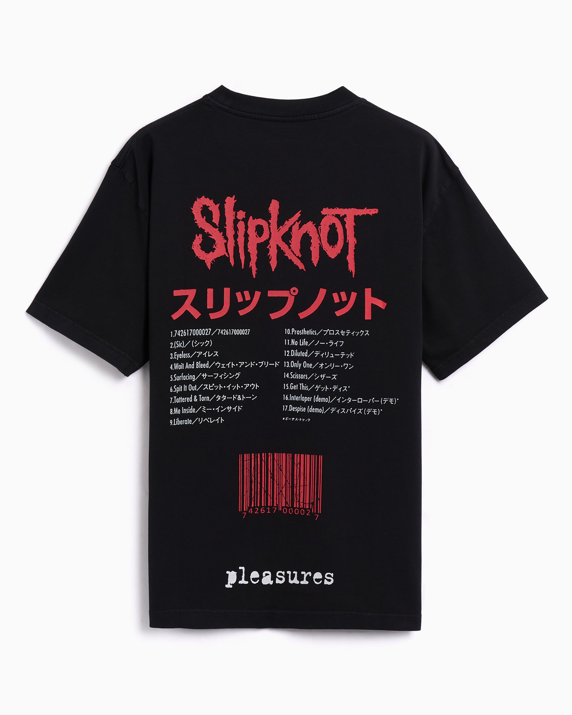 シャツ Pleasures x Slipknot Self Titled Graphic Relaxed Men's T-Shirt