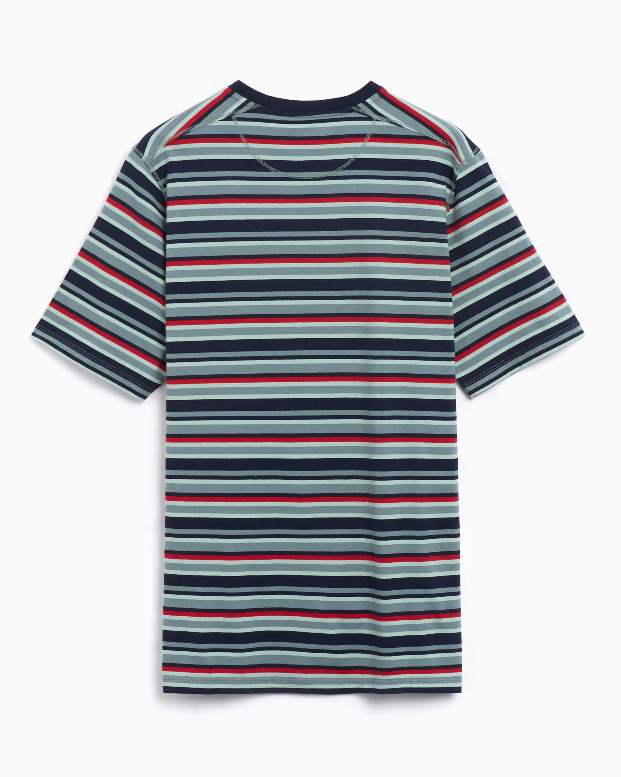 T-Shirts Pop Trading Company Men's Striped Pocket T-Shirt Men's T-Shirt - POPSS25_02-007