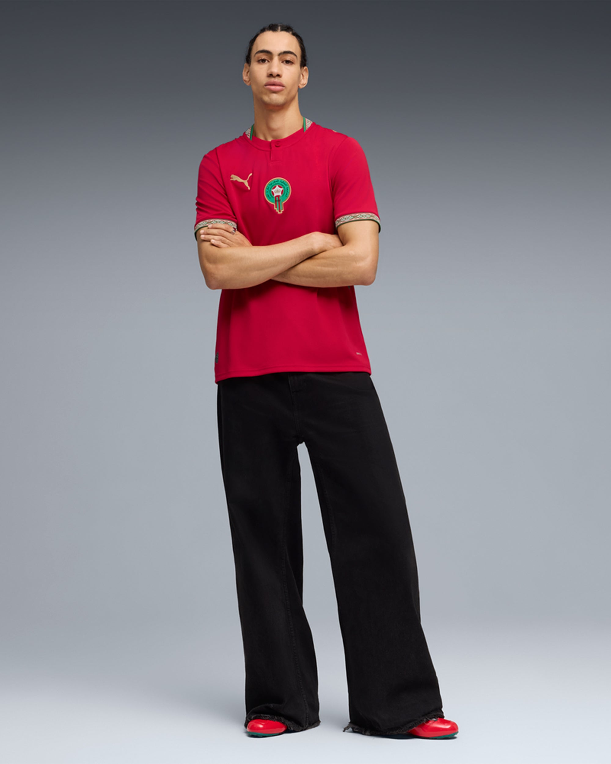 Puma Morocco Futbol 2026 Home Kit Men's Jersey T-Shirt