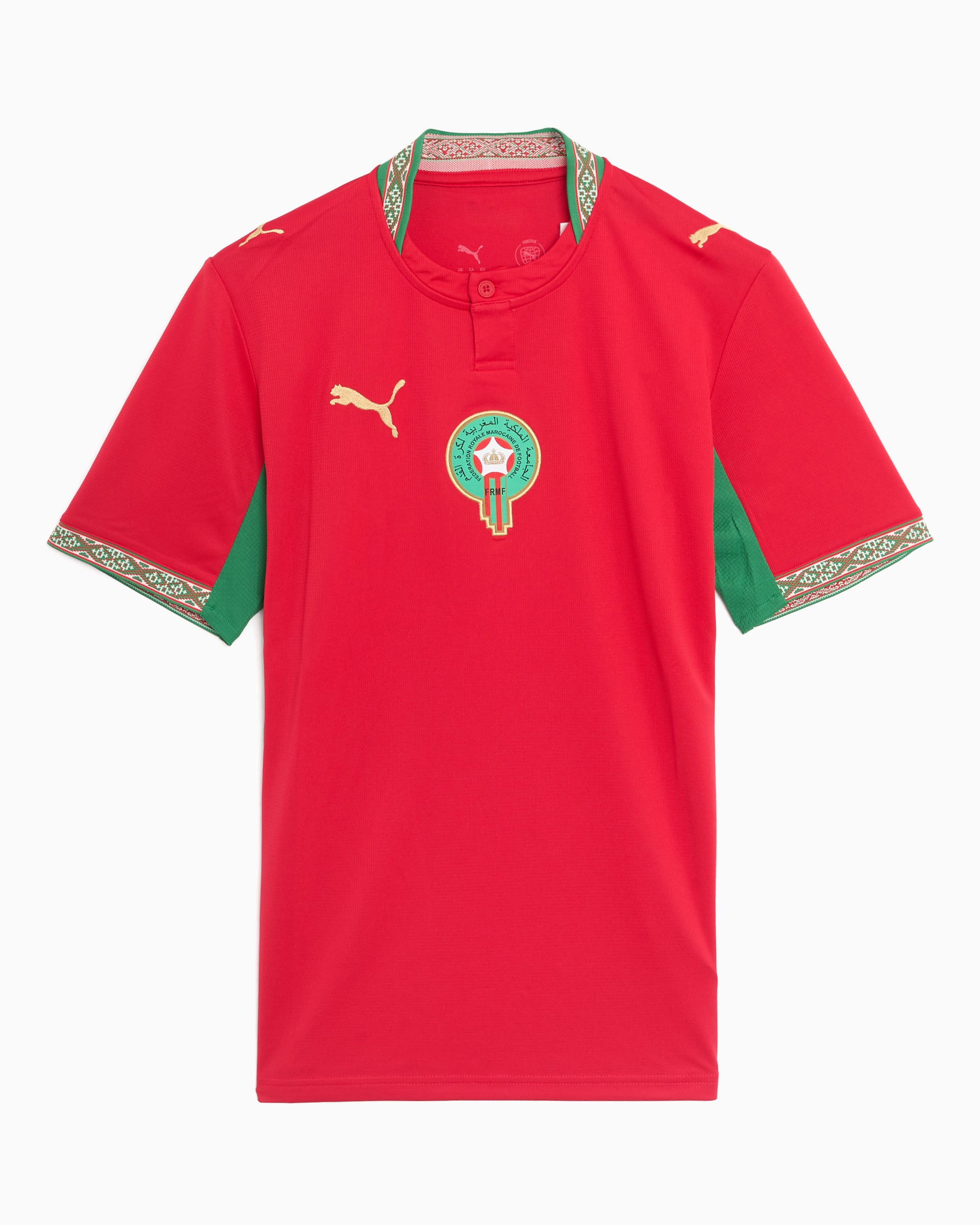 Puma Morocco Futbol 2026 Home Kit Men's Jersey T-Shirt
