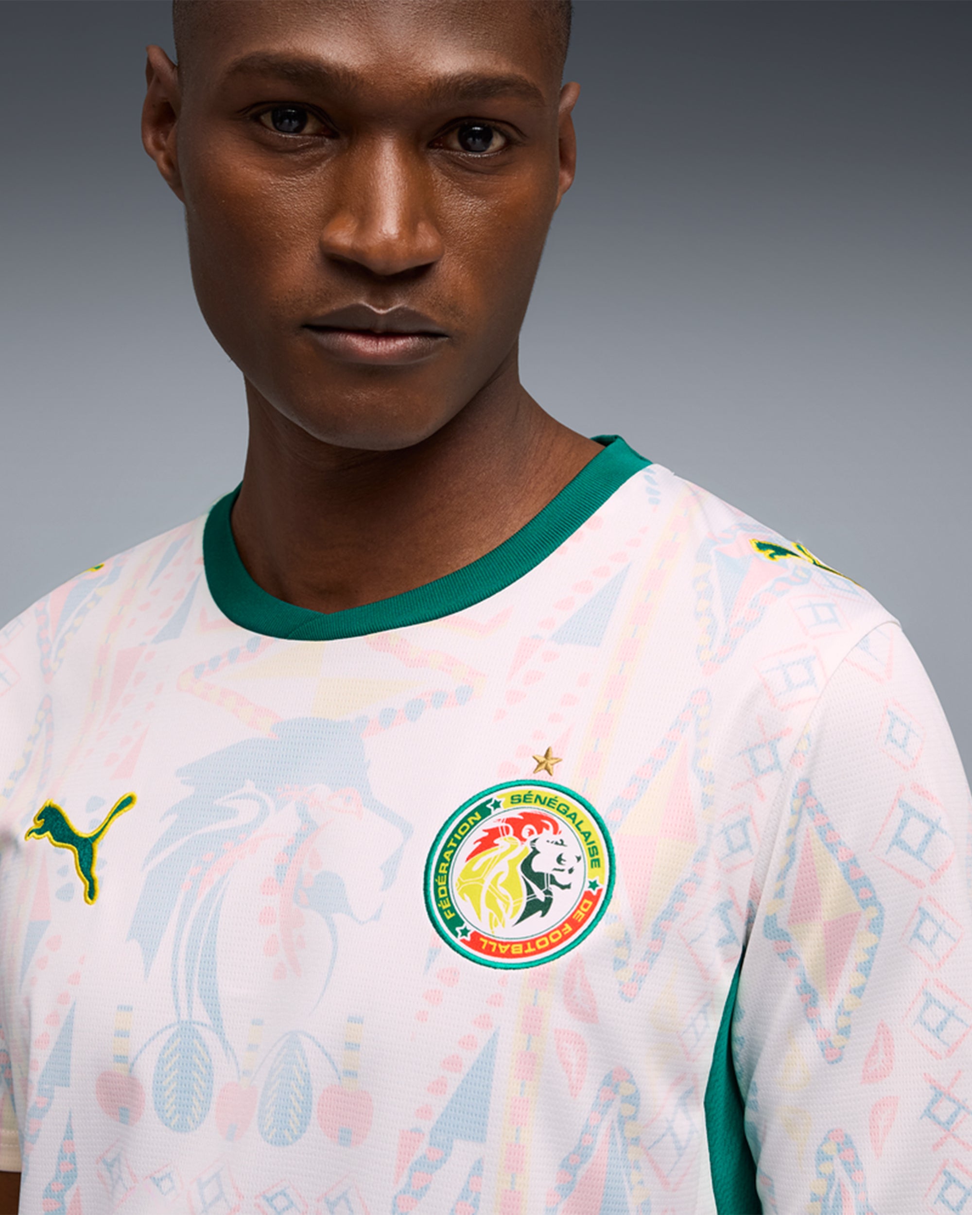 T-Shirts Puma Republic of Senegal Futbol 2026 Home Kit Men's Jersey T-Shirt - 783165-01