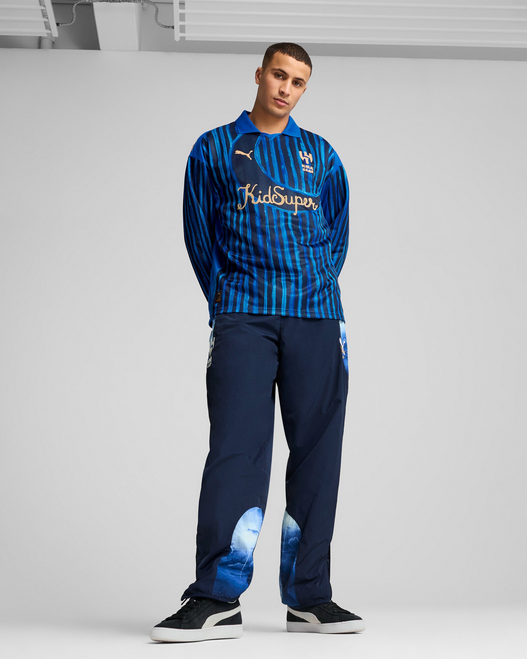 Puma x KidSuper Al Hilal SFC Retro Long-Sleeved Men's Jersey T-Shirt