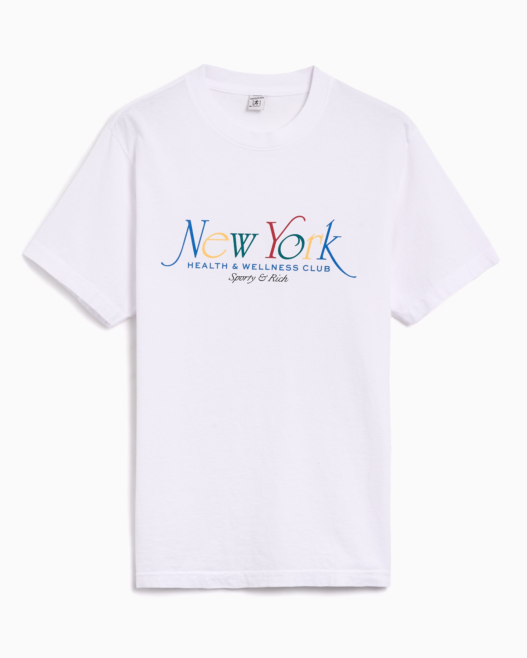 Sporty &amp; Rich Wellness 94 ラグビー  Tシャツ Wellness 94 Rugby Tee - White/Navy/Red – Sporty & Rich
