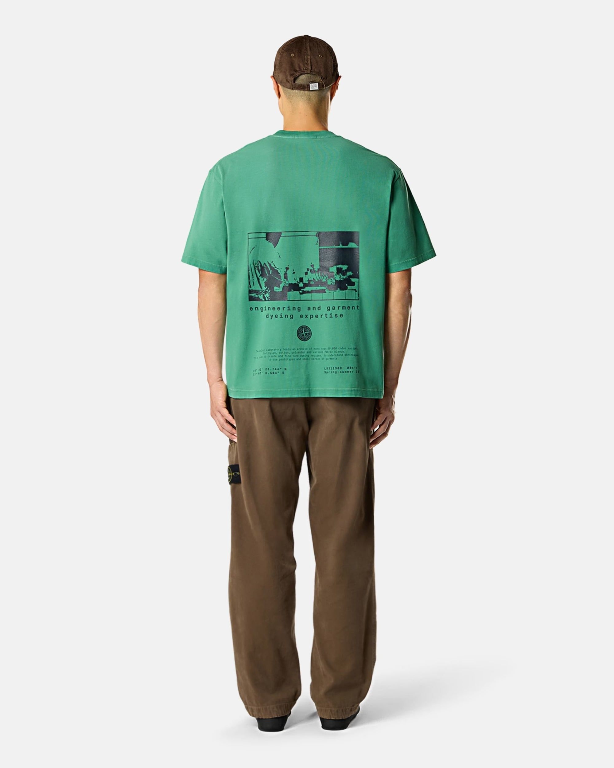 Stone Island Hand Sprayed Graphic Men's T-Shirt