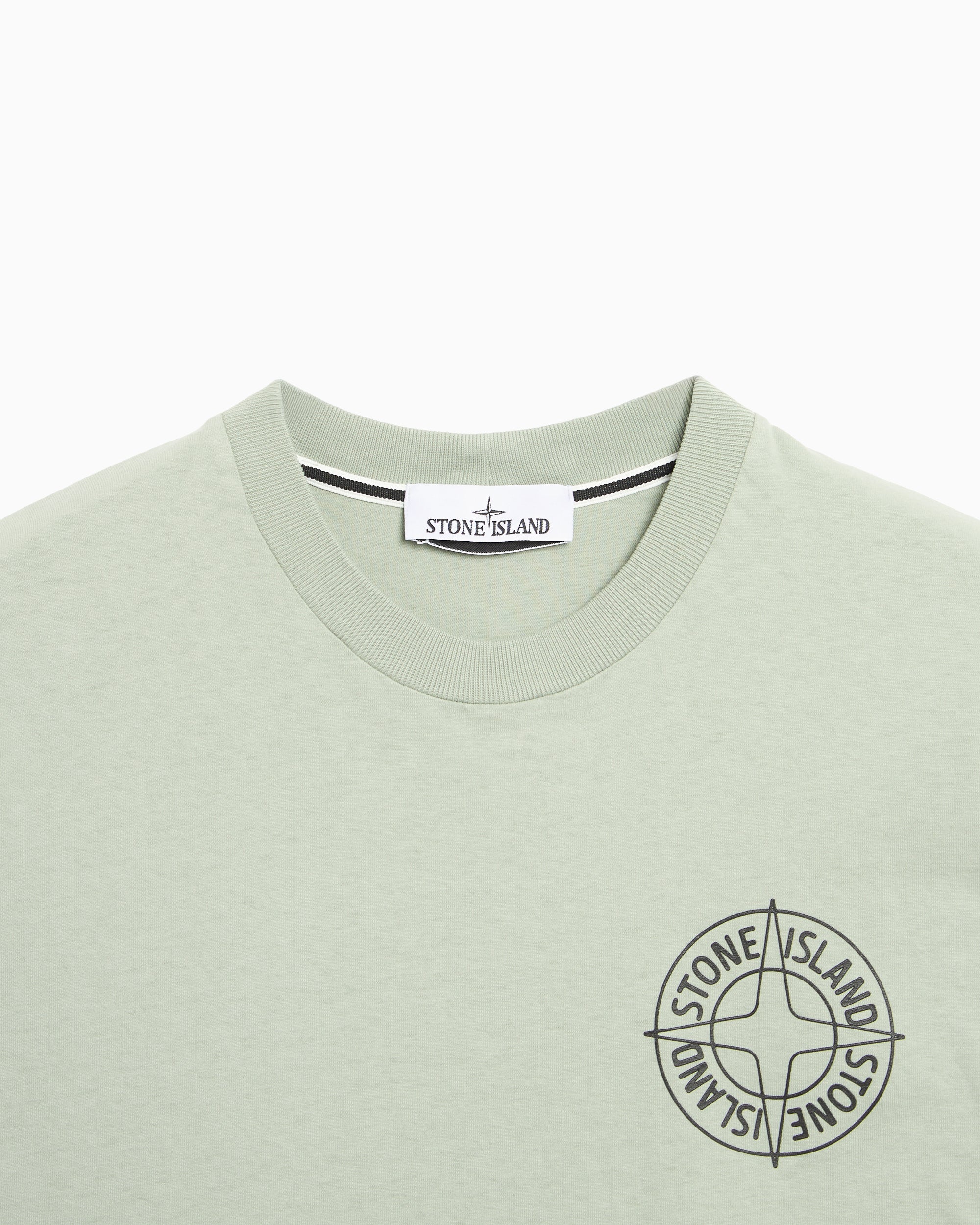 トップス Stone  Nylon l Logo T-Shirt Stone Island Logo Men's T-Shirt