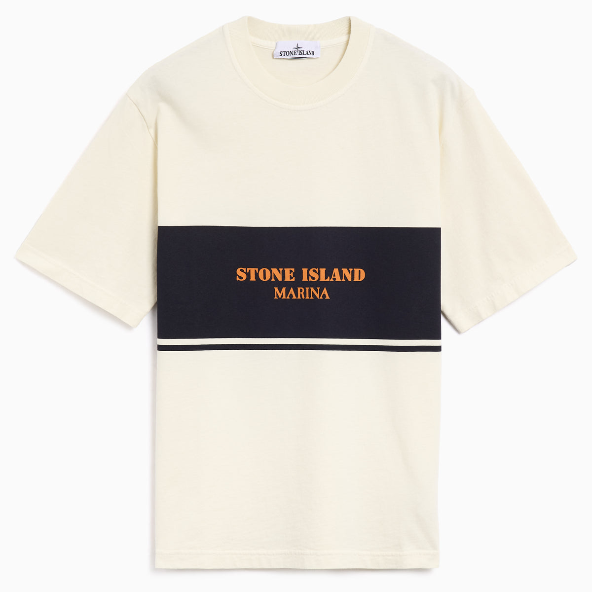 T-Shirt Uomo STP 'American N. 1 Marina Militare' - Blu, Cotone, Nuova Con Etichette