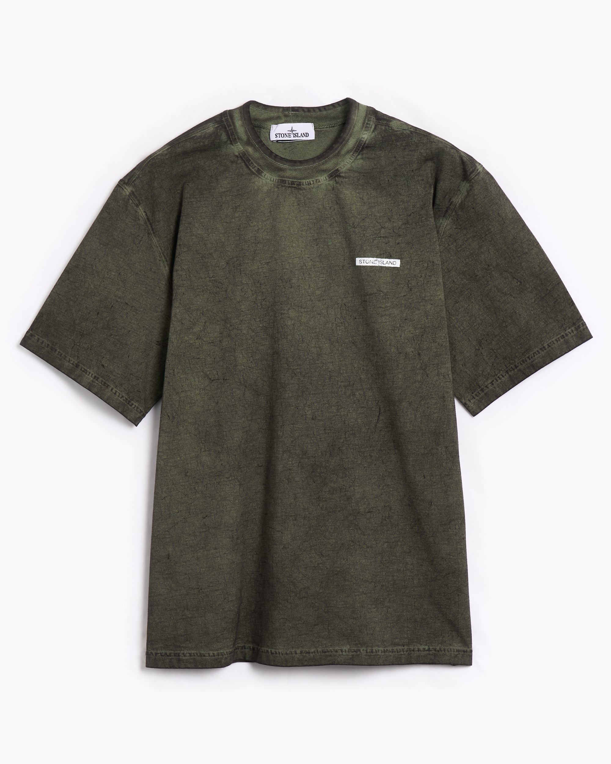 T-Shirts Stone Island "Velo" Effect Relaxed Men's T-Shirt - K2S152100002S0174-V0059