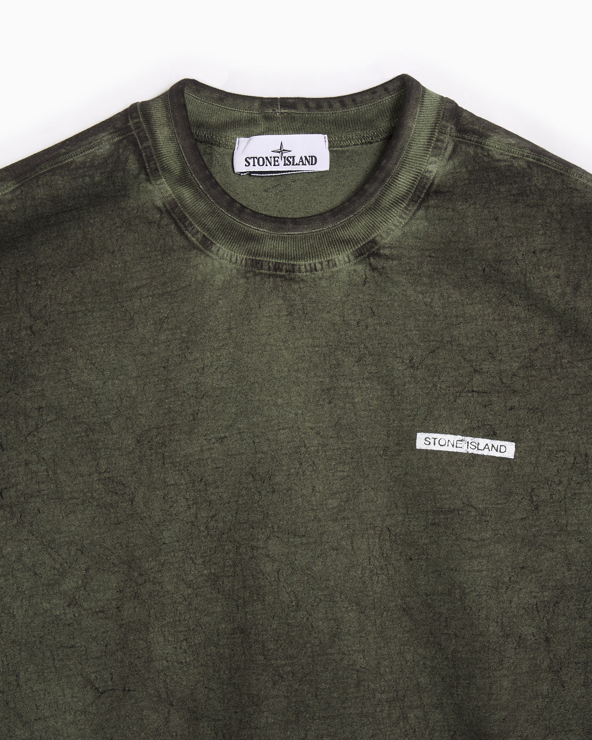 T-Shirts Stone Island "Velo" Effect Relaxed Men's T-Shirt - K2S152100002S0174-V0059