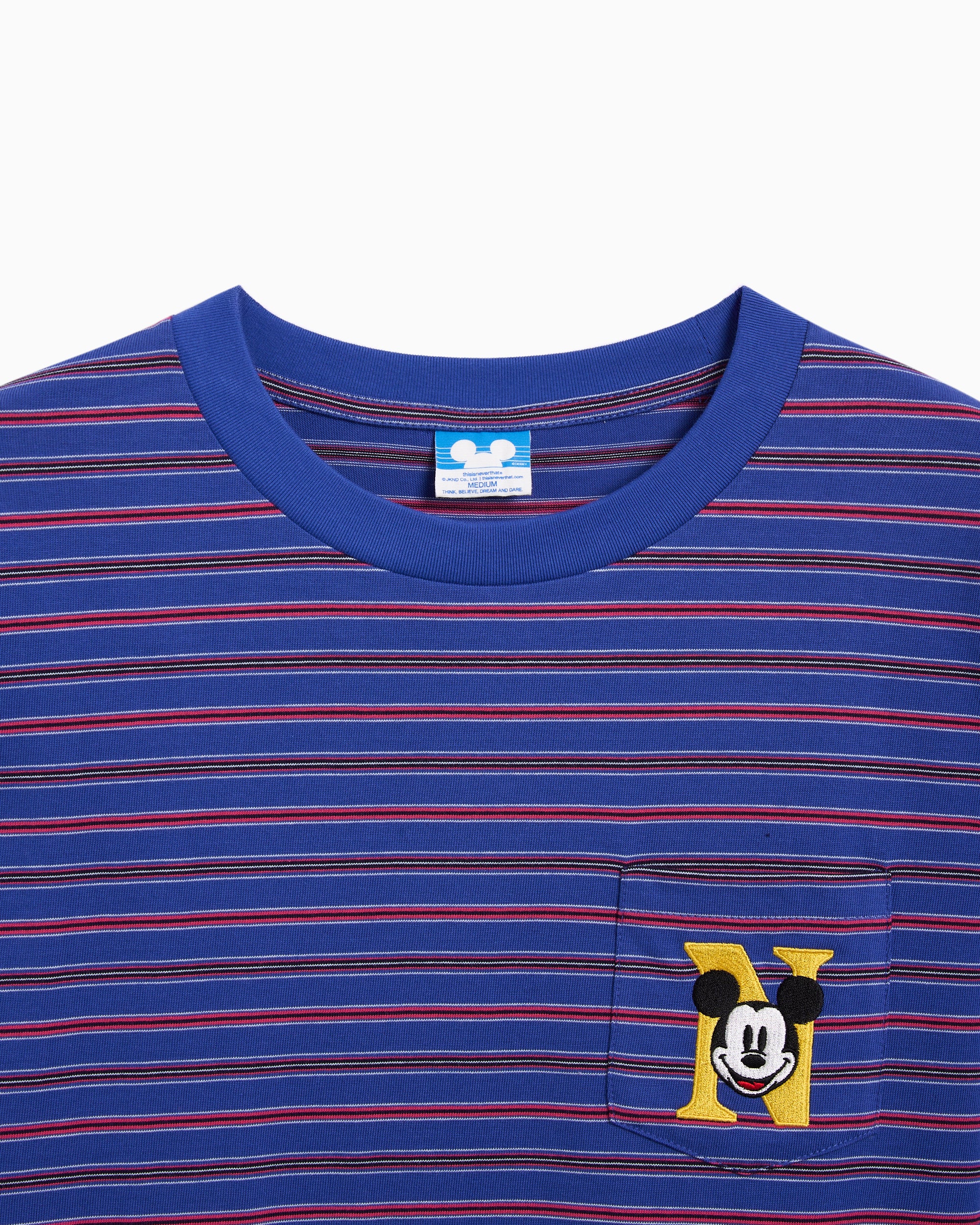thisisneverthat® Mickey Boarder Striped Men's T-Shirt