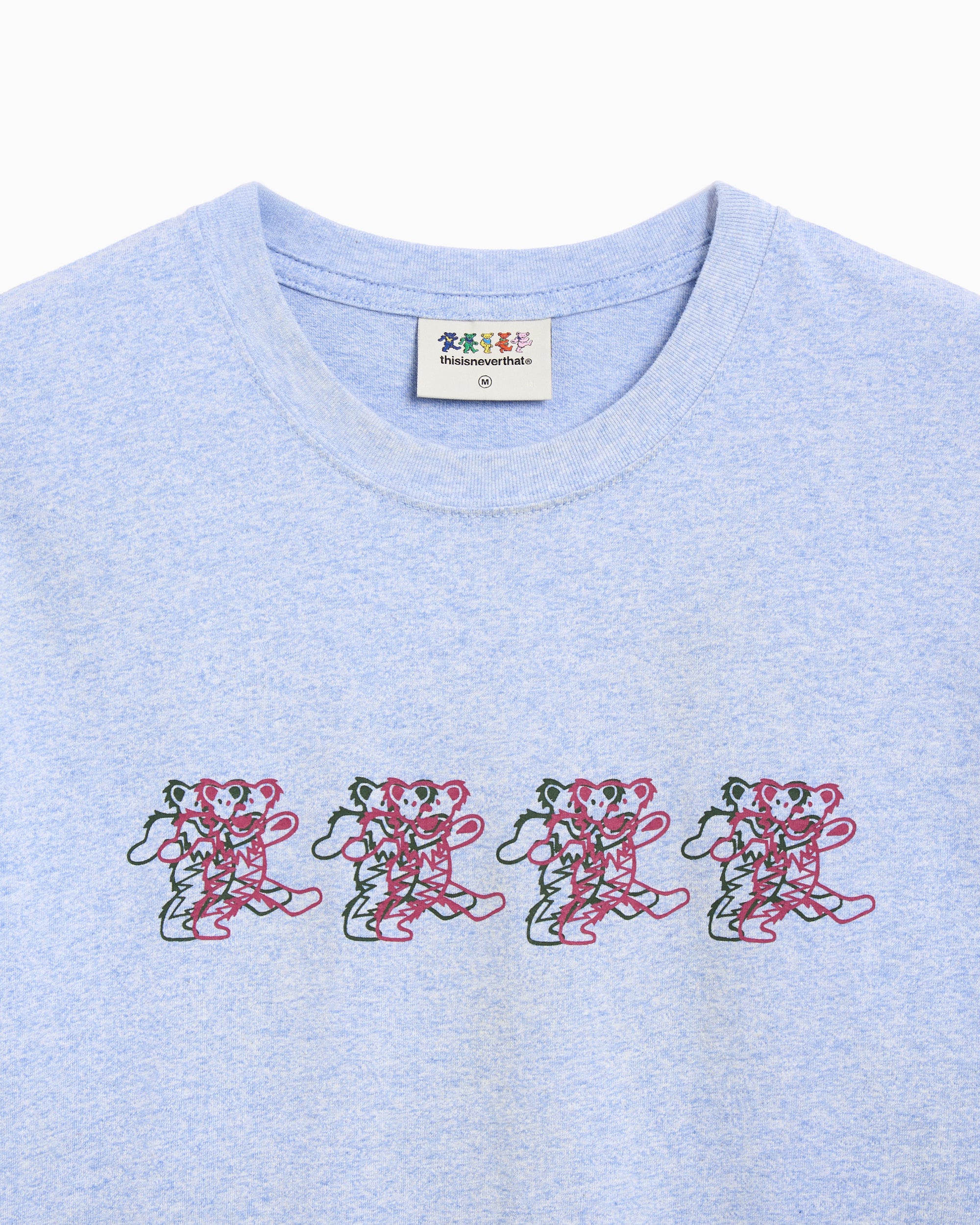 トップス NICENESS GRATEFUL L thisisneverthat® x Grateful Dead Overlap Lightning Bears Men's T-Shirt