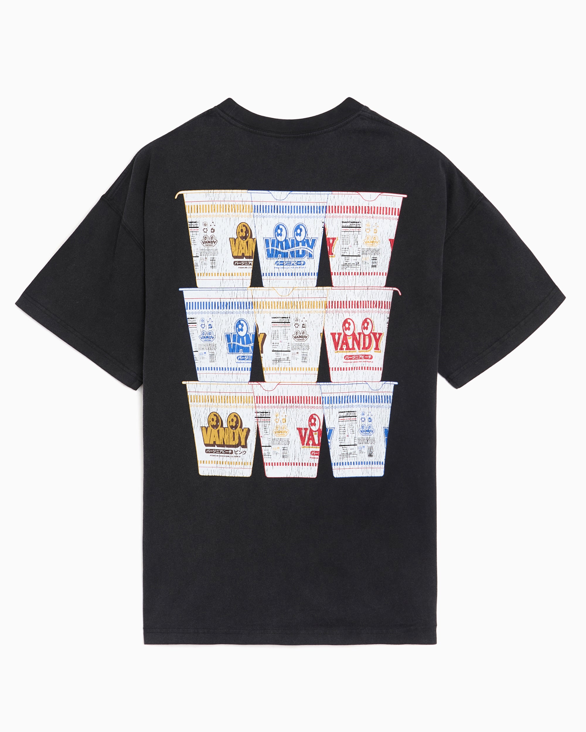 VANDYTHEPINK Cup Noodle Eye Graphic Relaxed Men's T-Shirt