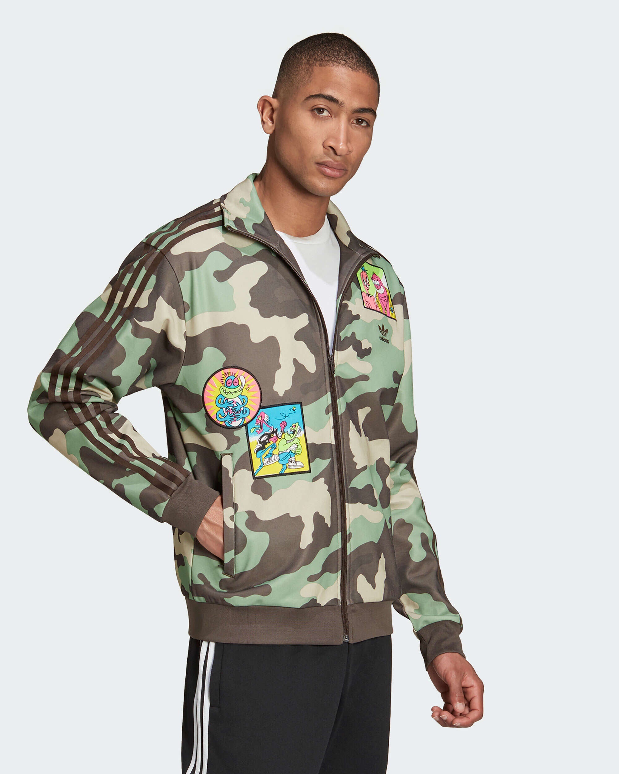X Jeremy Scott adidas x Jeremy Scott Men's Track Top Men's T-Shirt