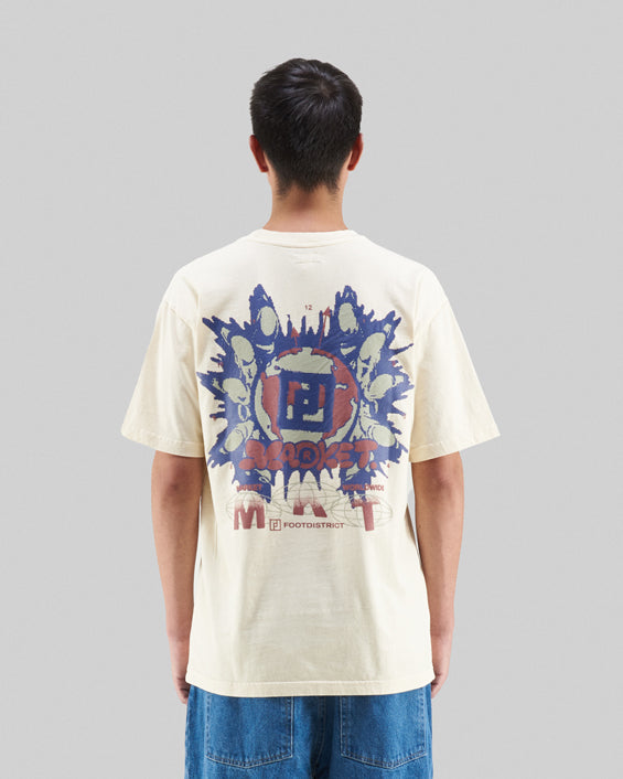 T-Shirts X MARKET FOOTDISTRICT x MARKET Worldwide Unisex T-Shirt Unisex T-Shirt - 360001485-ECRU