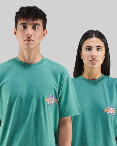 T-Shirts X MARKET FOOTDISTRICT x MARKET Worldwide Unisex T-Shirt Unisex T-Shirt - 360001485-EMERALD