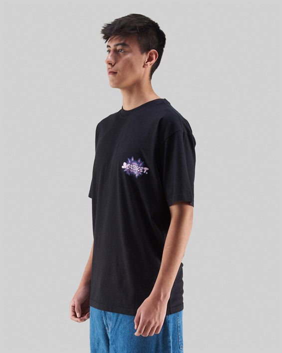 T-Shirts X MARKET FOOTDISTRICT x MARKET Worldwide Unisex T-Shirt Unisex T-Shirt - 360001485-WASHED-BLACK