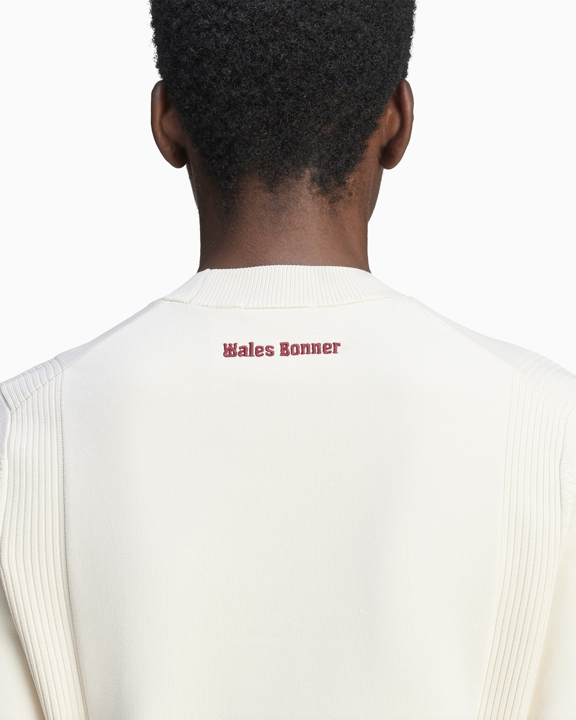 T-Shirts X Wales Bonner adidas Originals x Wales Bonner Women's Knit T-Shirt Women's T-Shirt - JL9587