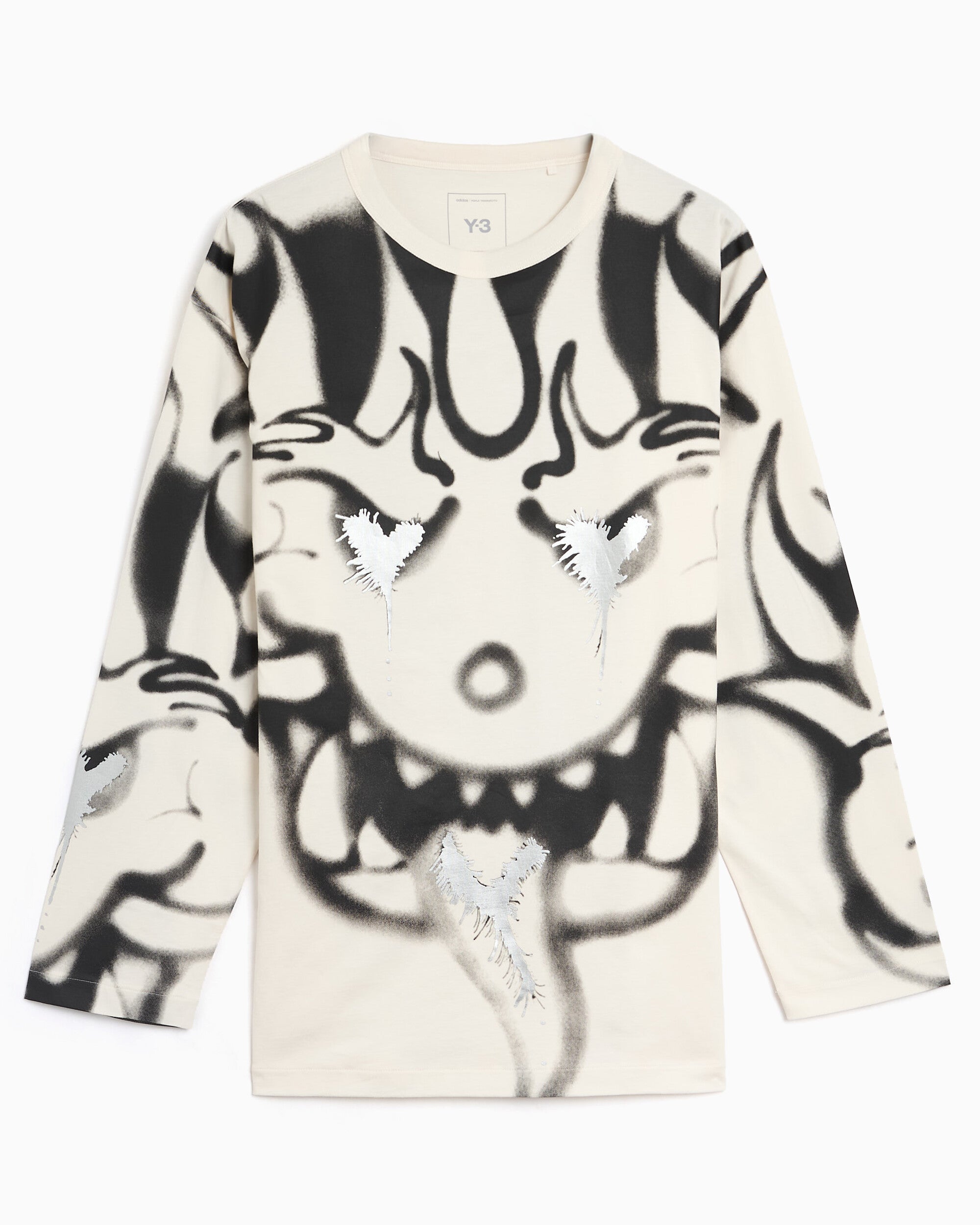 T-Shirts Y-3 Chito Graphic Long-Sleeved Oversize Unisex T-Shirt - KX3815