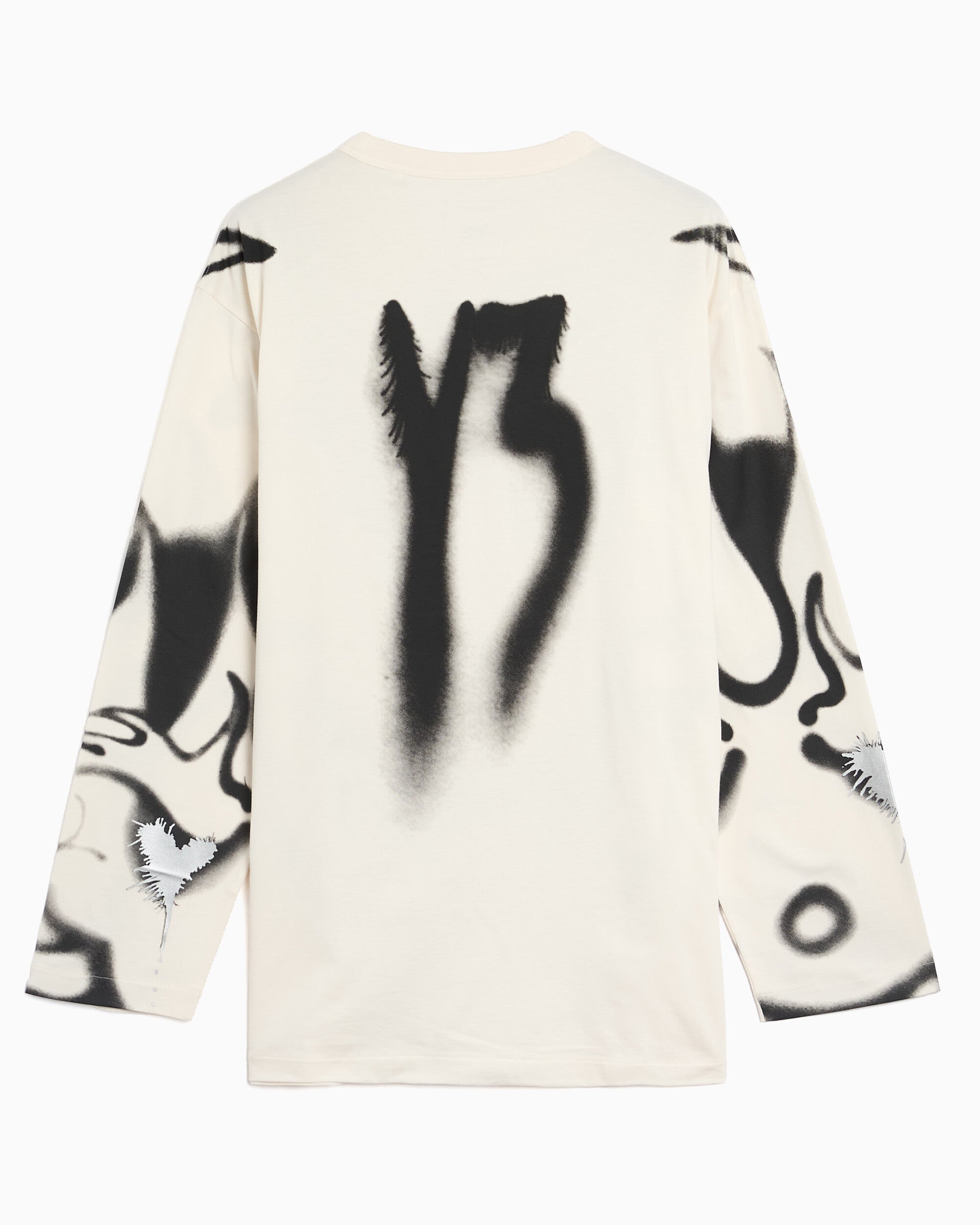 T-Shirts Y-3 Chito Graphic Long-Sleeved Oversize Unisex T-Shirt - KX3815
