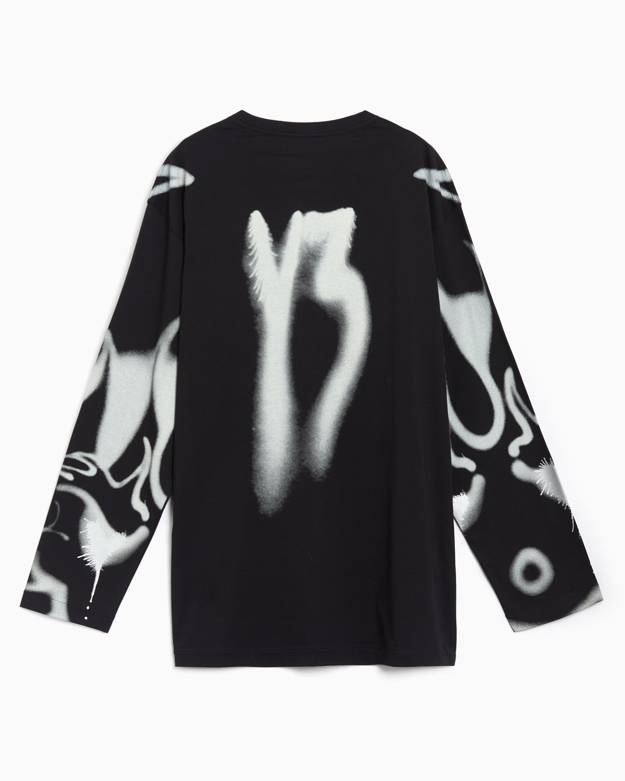T-Shirts Y-3 Chito Graphic Long-Sleeved Relaxed Women's T-Shirt - KQ8582