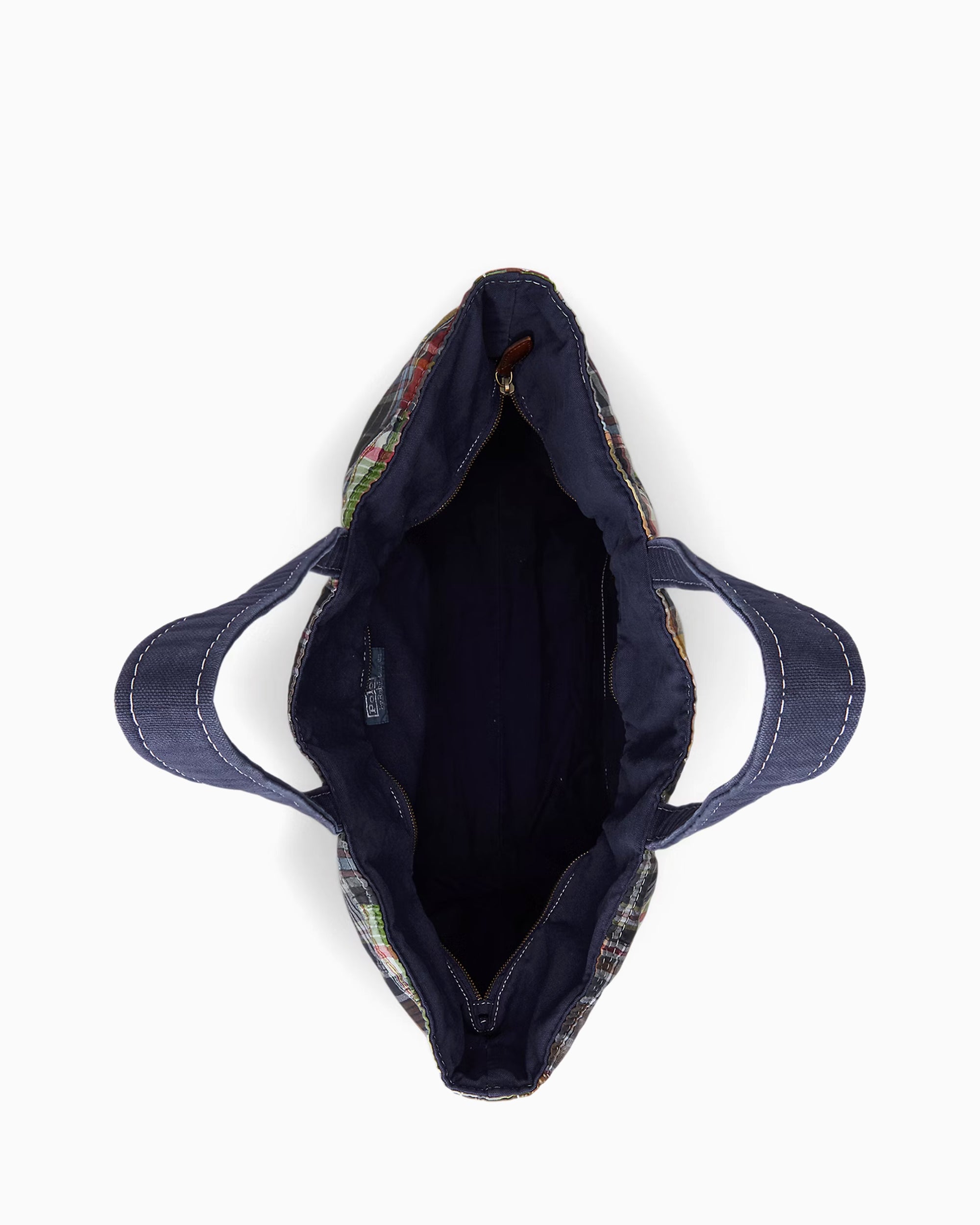 Tote Bags Polo Ralph Lauren Madras Patchwork Unisex Tote Bag - 405P08088001