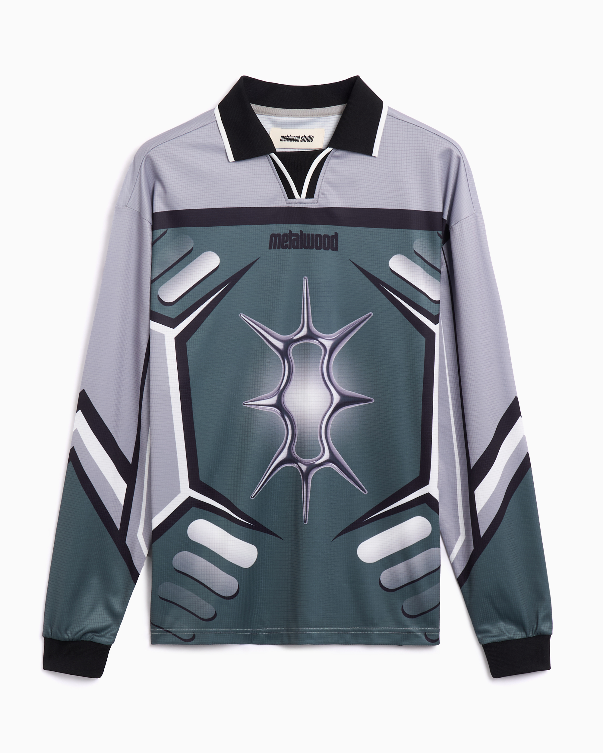 Jersey T-Shirt com gráfico Regular de manga comprida Metalwood Mox-Games para homem Ref. MWS25-04-13-STL Cor Violeta Tamanho M
