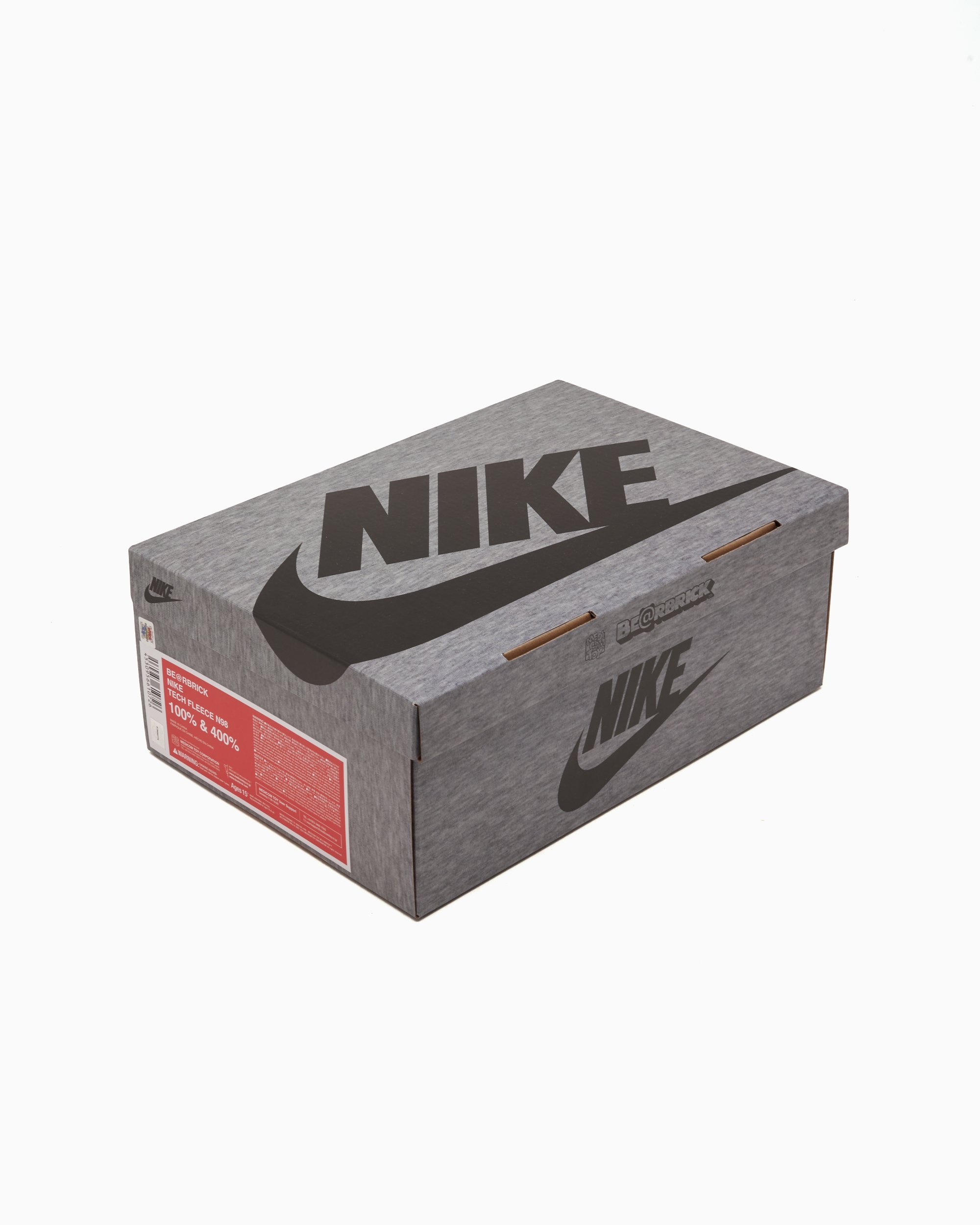 Medicom Toy Be@rbrick x Nike Tech Fleece N98 100%&400% Gray