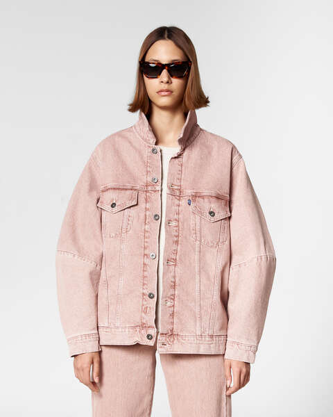 Levis Made and Crafted Wedge Sleeve Trucker Women's Jacket Pink A0330-0000|  Buy Online at FOOTDISTRICT