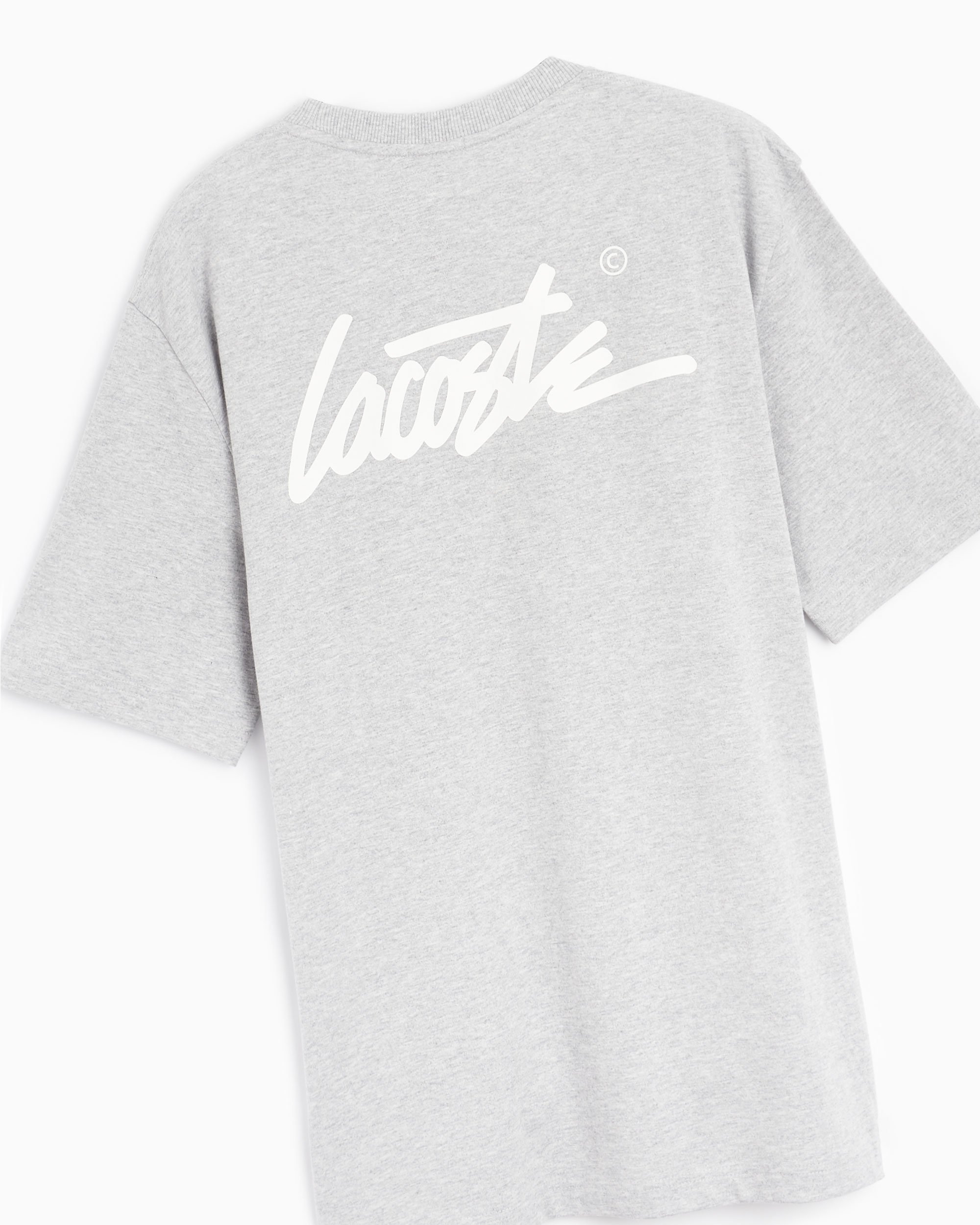 Lacoste Live Unisex Loose Fit T-Shirt Gray TH2748-00-BG3| Buy Online at ...