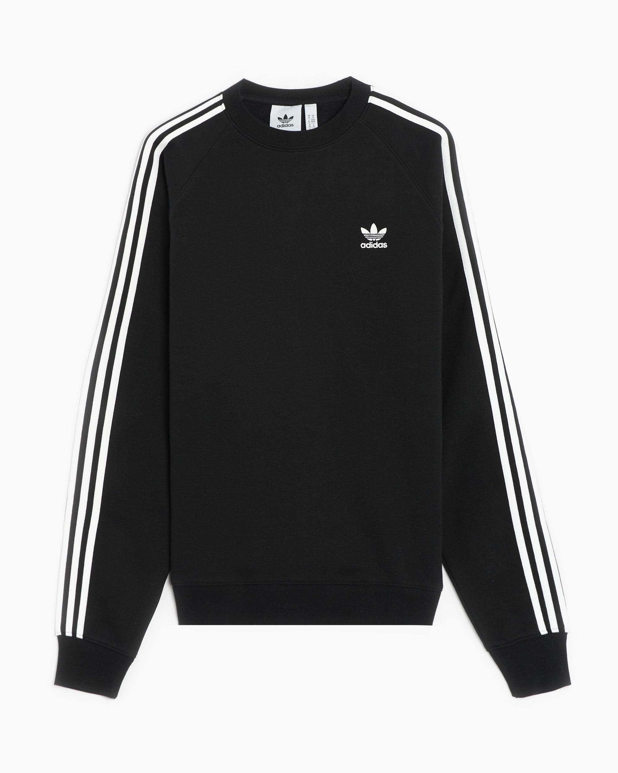 adidas Originals 3 Stripes Men's Sweatshirt Black IM2087| Buy Online at ...