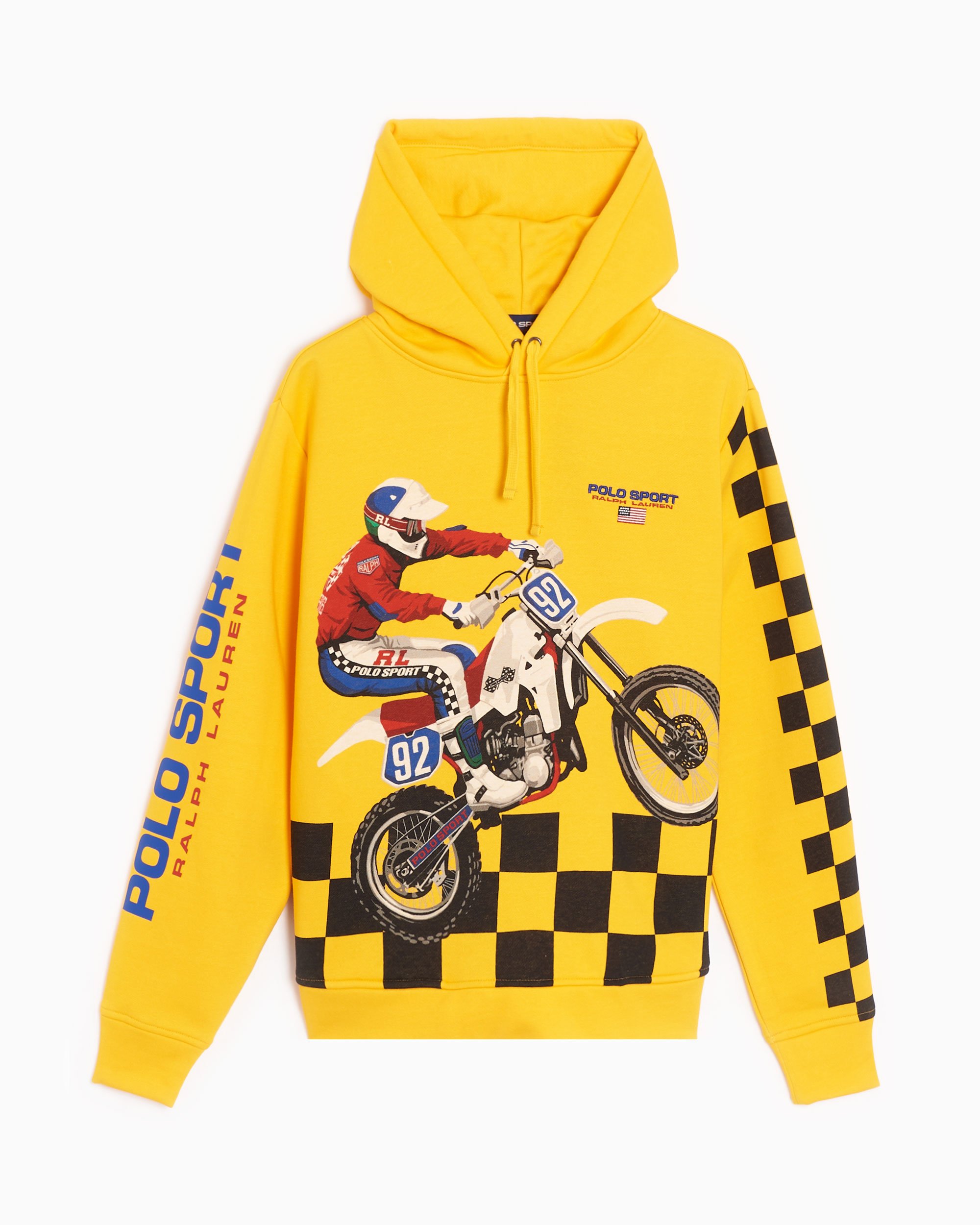 Polo Ralph Lauren Motocross Men's Hoodie Yellow 710904545001| Online at
