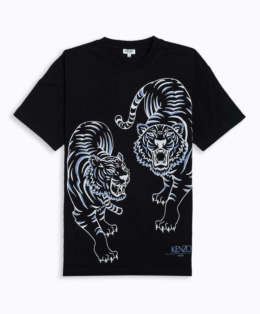 Kenzo Double Tiger Black T-Shirt 