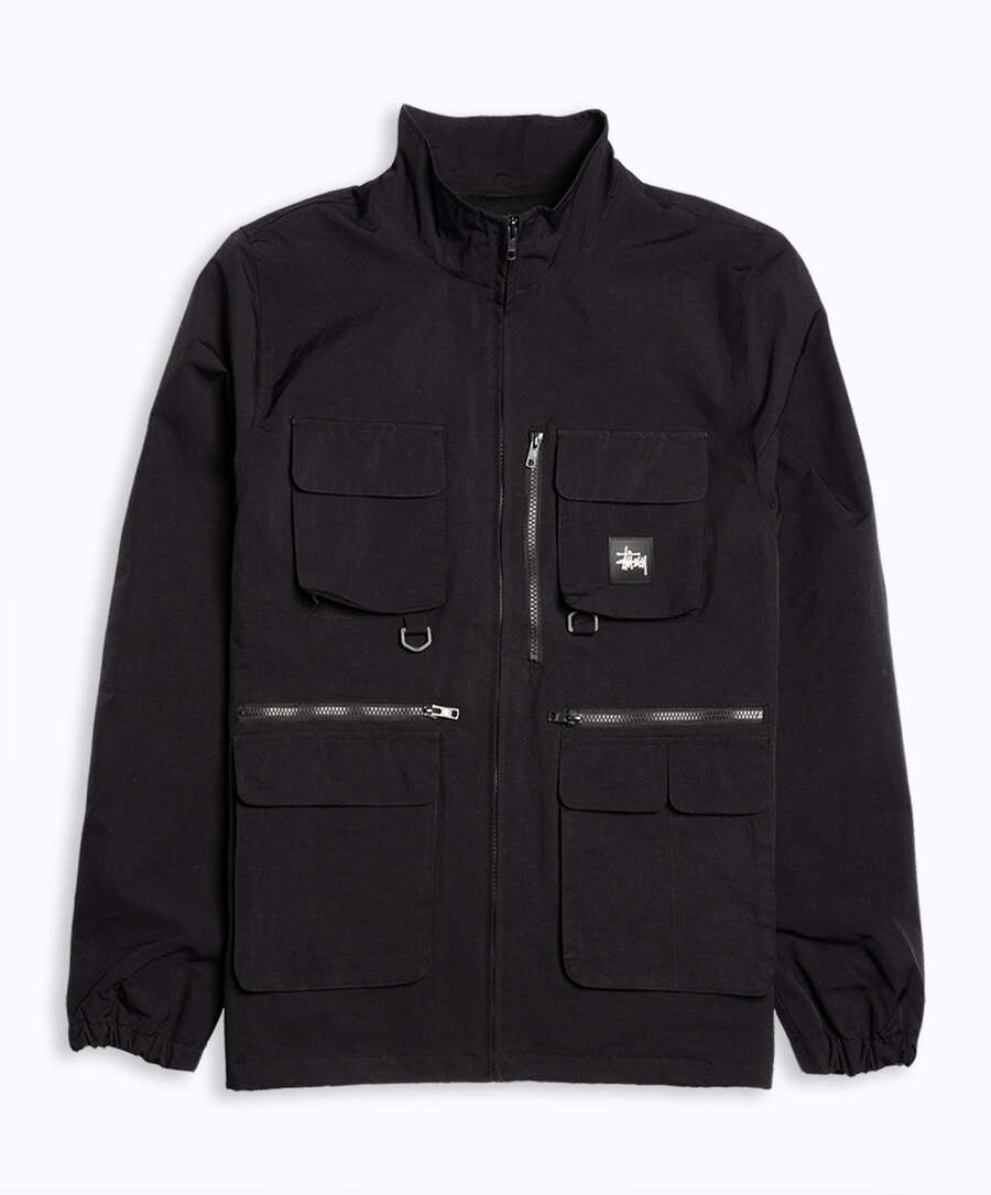 Stussy Utility Black Jacket 115455-BLAC| Buy Online at FOOTDISTRICT