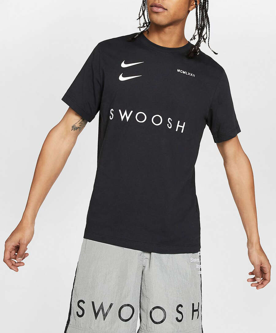 Muddy Siege Prisoner Nike Sportswear Swoosh Men's Short-Sleeve T-Shirt CV5892-010| Buy Online at  FOOTDISTRICT