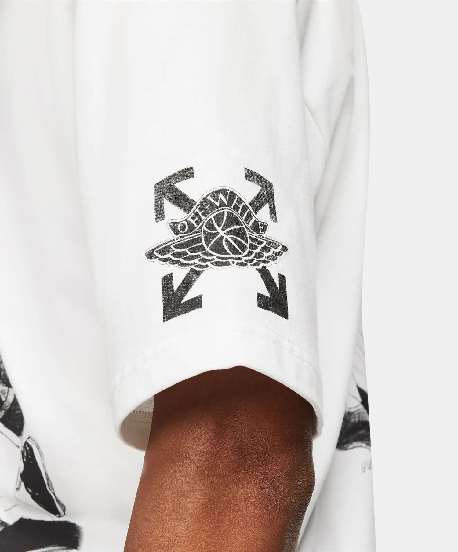 Air Jordan x Off White Men's Short-Sleeve T-Shirt White DB4300-100 